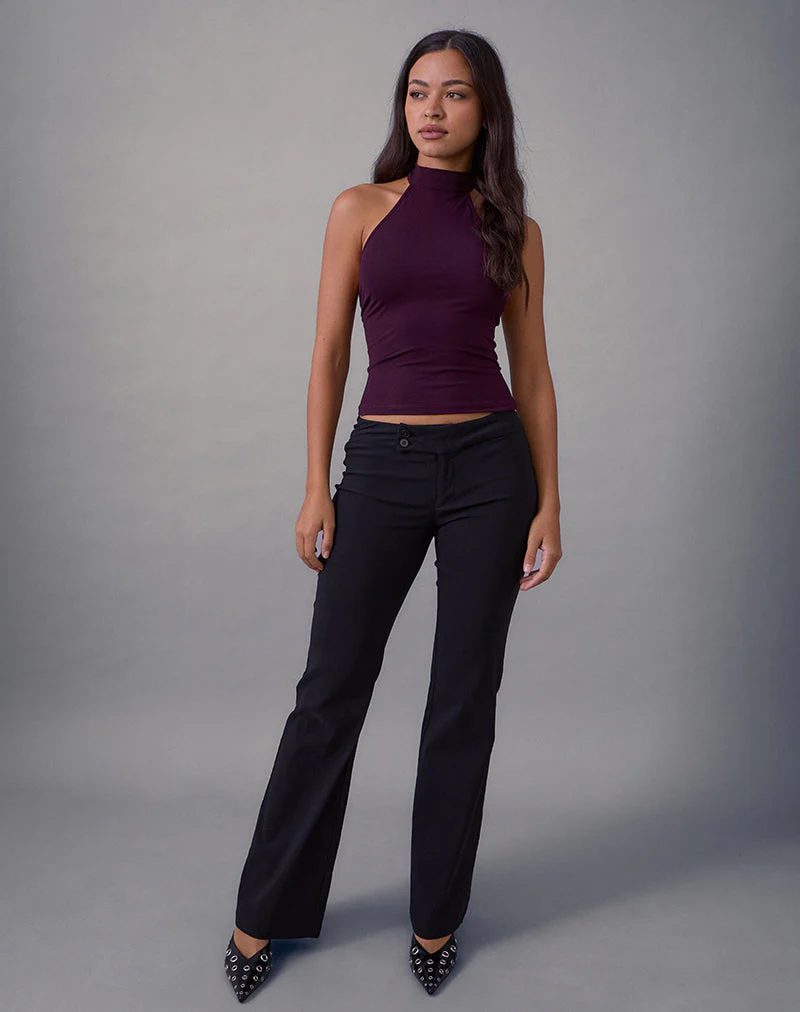 Galile High Neck Top aus Jersey in Feige - Image 2