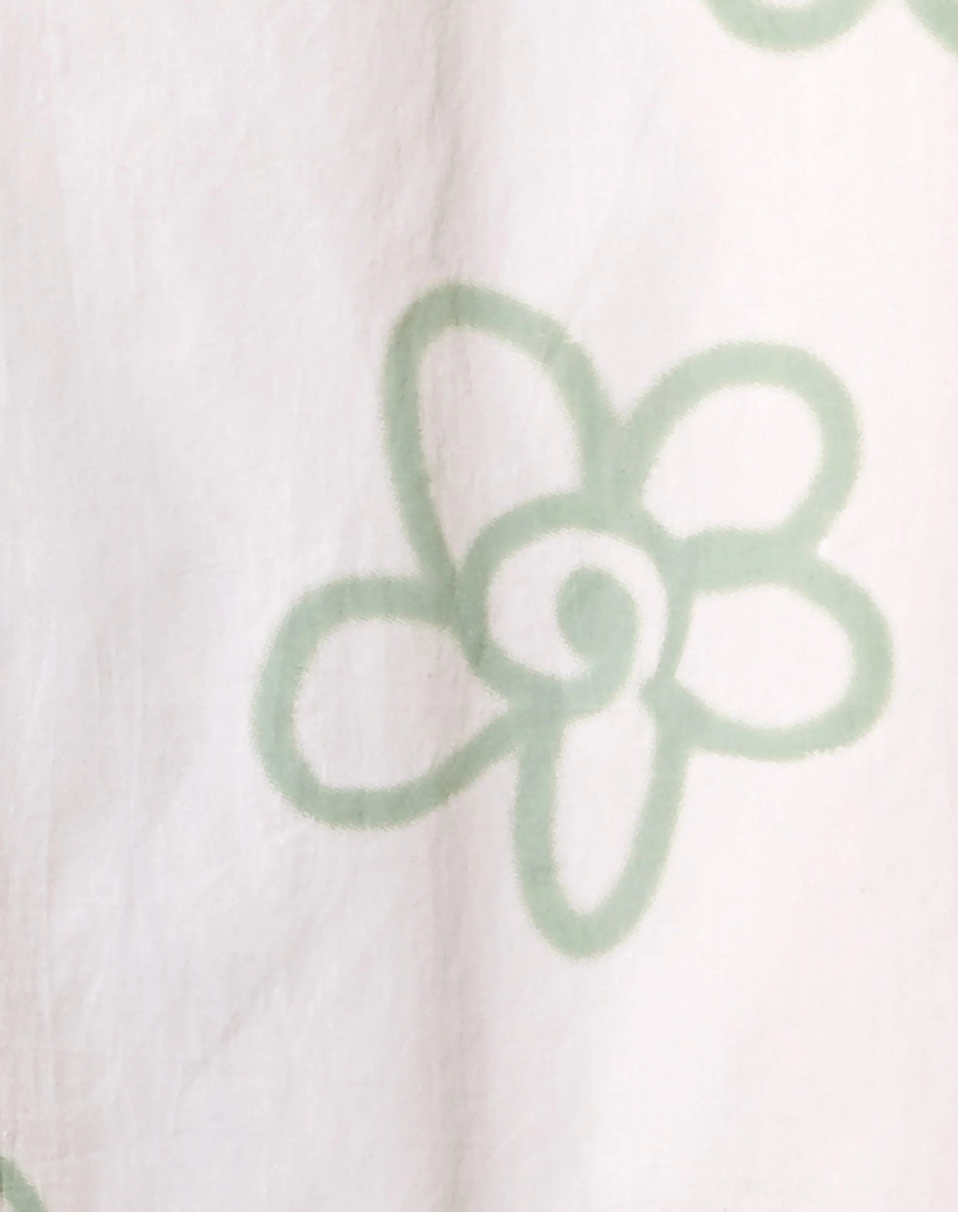 Gana Shirt in Weiß Graffiti Blume - Image 6