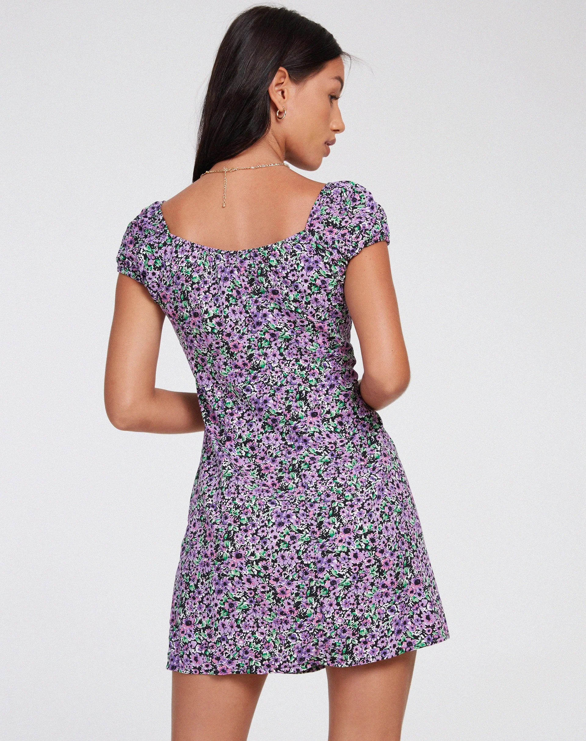 Gaval Minikleid in Fliederblüte - Image 4