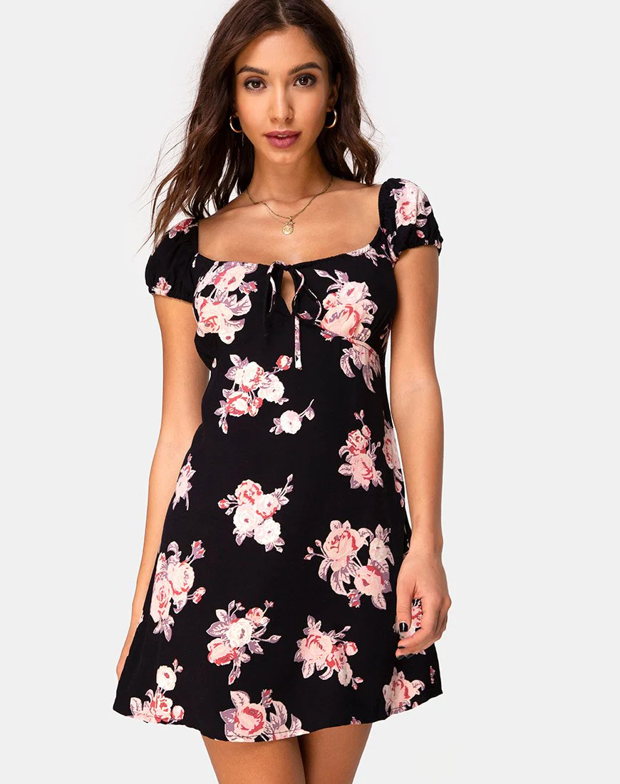 Gaval Minikleid in Altrosa