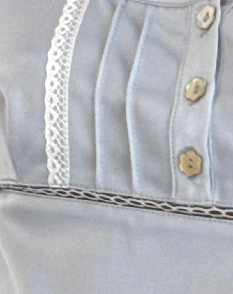 Gavrilla Oberteil in Satin Baby Blau - Image 5