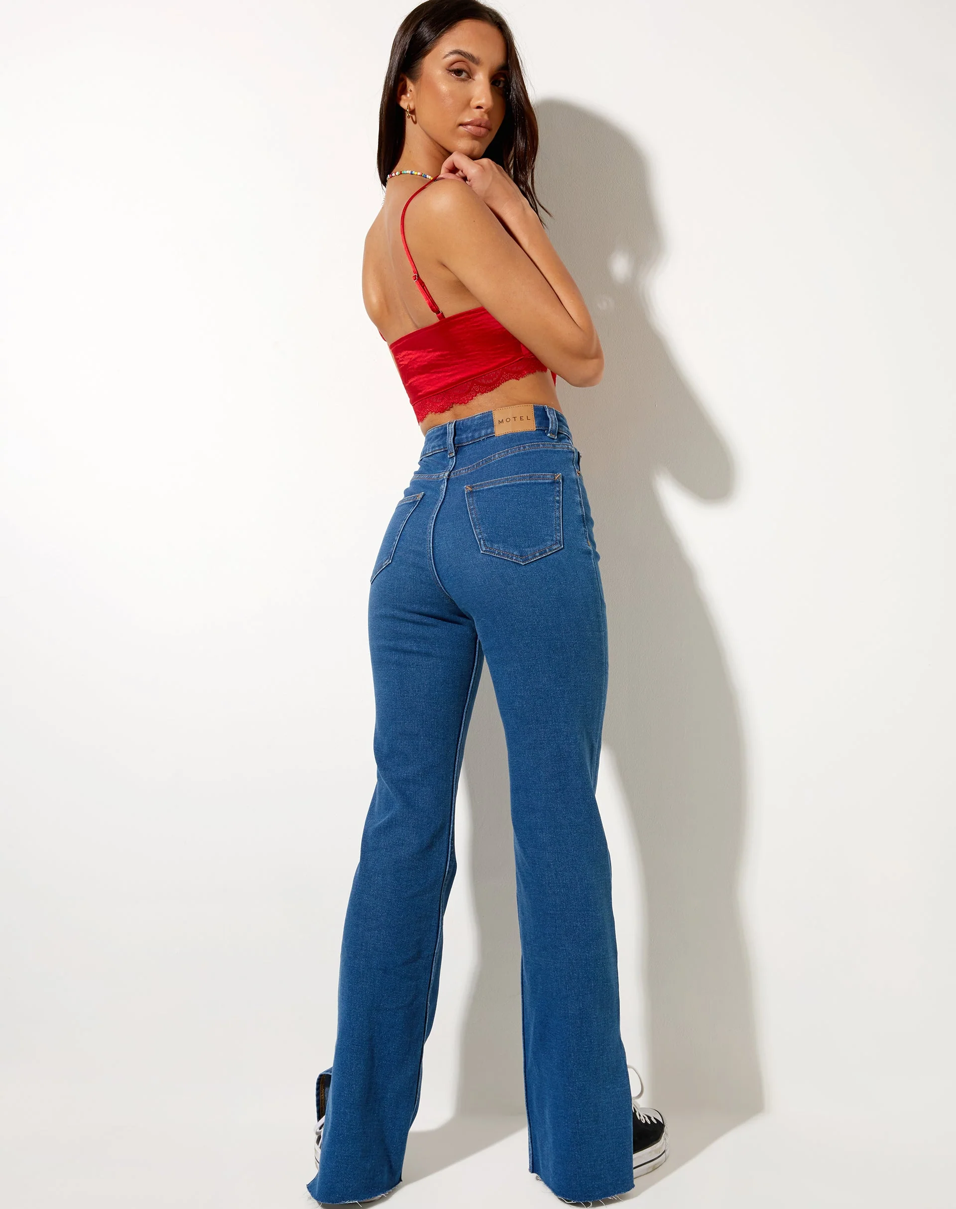 Gemlou Cami Top in Satin Rot - Image 5