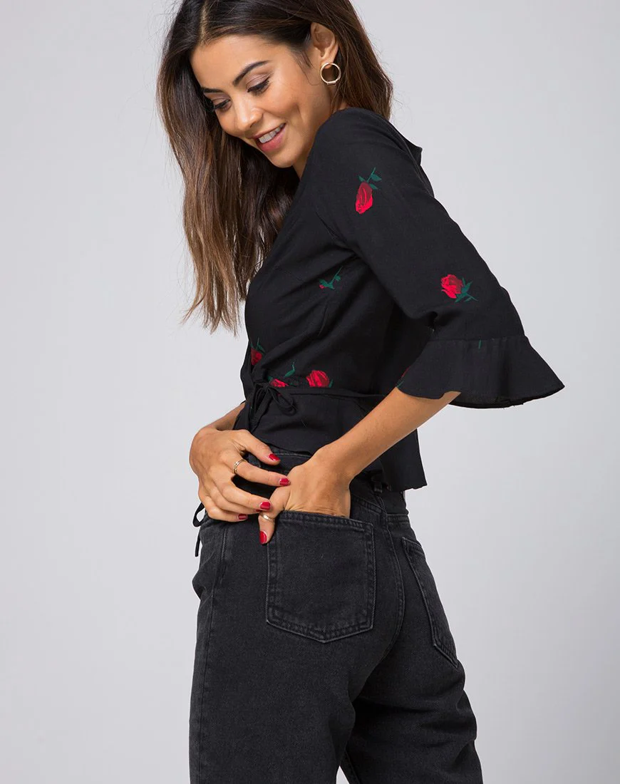 Giamba Oberteil in Scatter Rose - Image 2