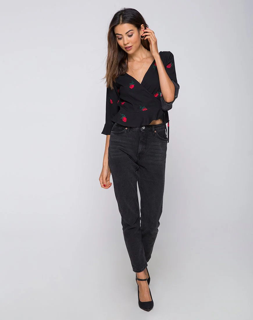 Giamba Oberteil in Scatter Rose - Image 4