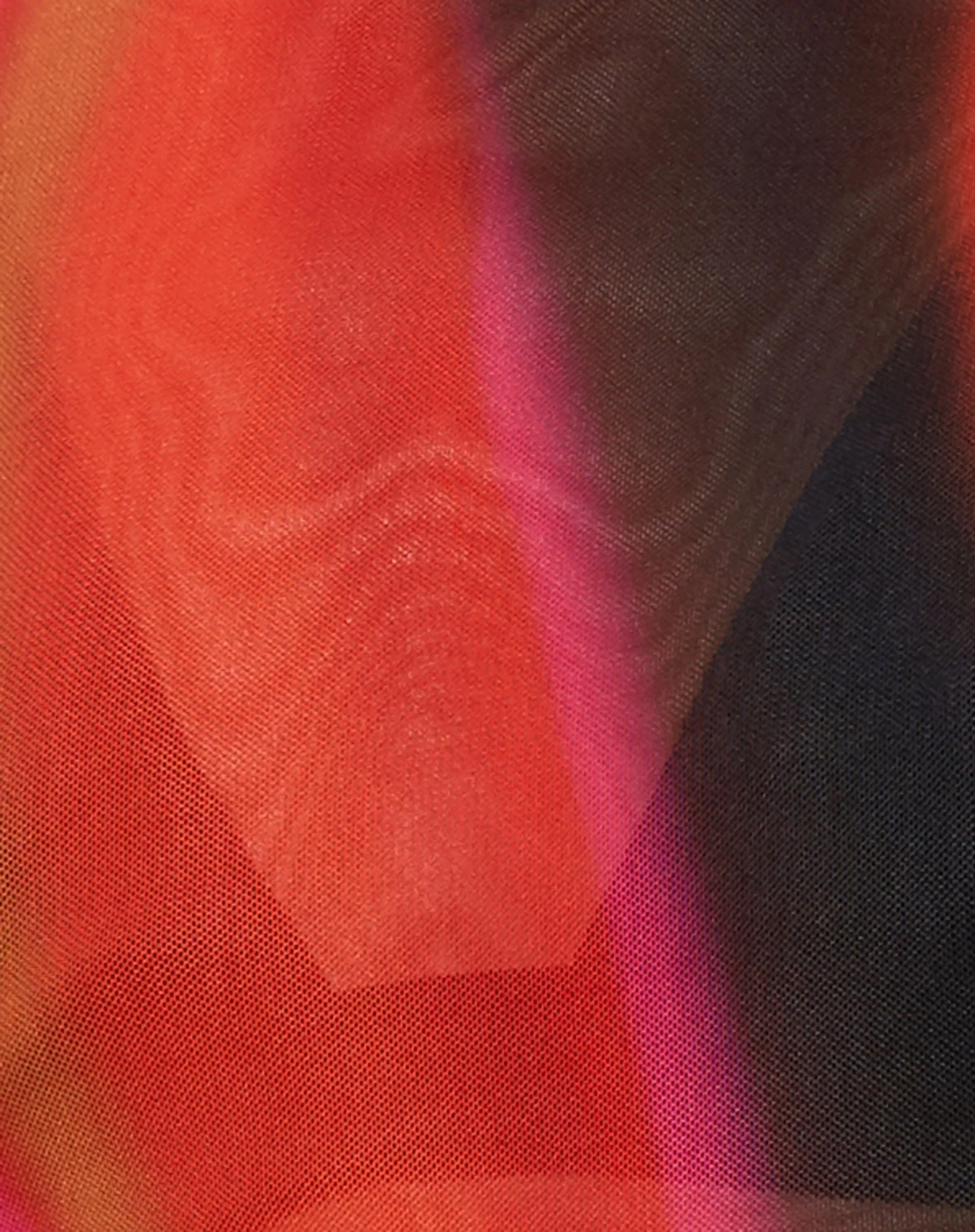 Gilard Crop Top in solarisiertem Orange und Rosa - Image 7