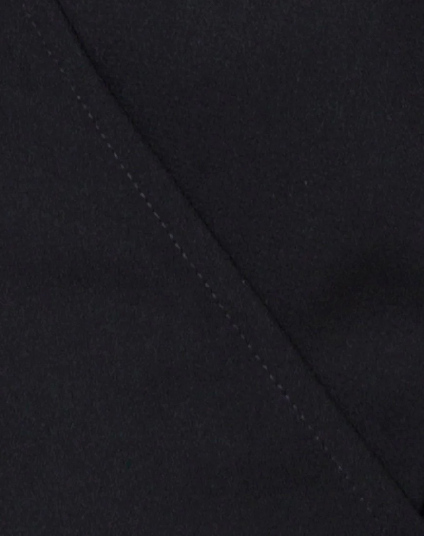 Gios Crop Top in Crep Schwarz - Image 5