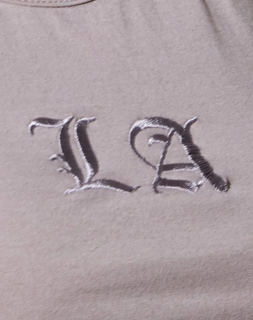 Vasque Crop Top in Pilz "LA" Embro - Image 7
