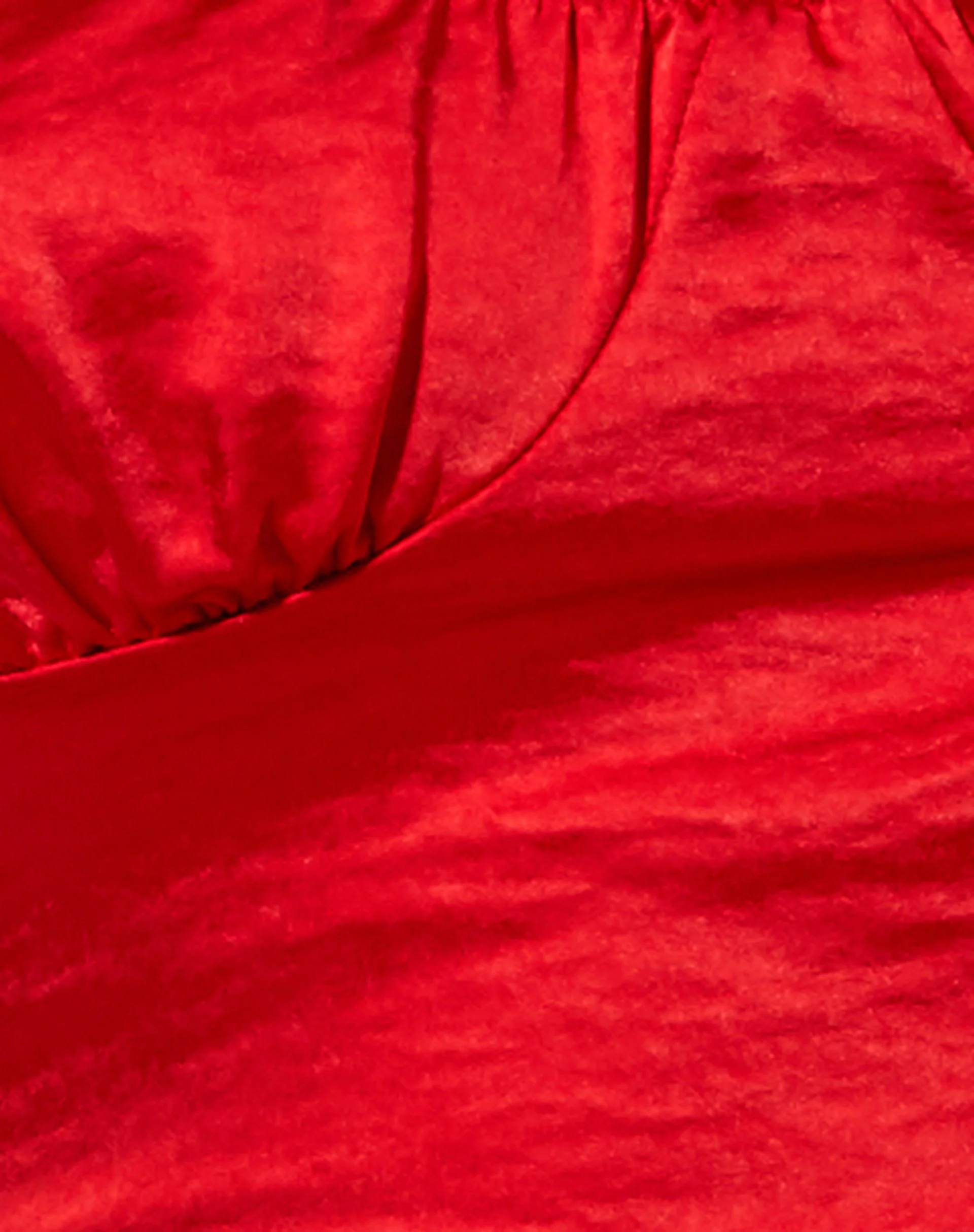 Gladis Westentop in Satin Rot - Image 5