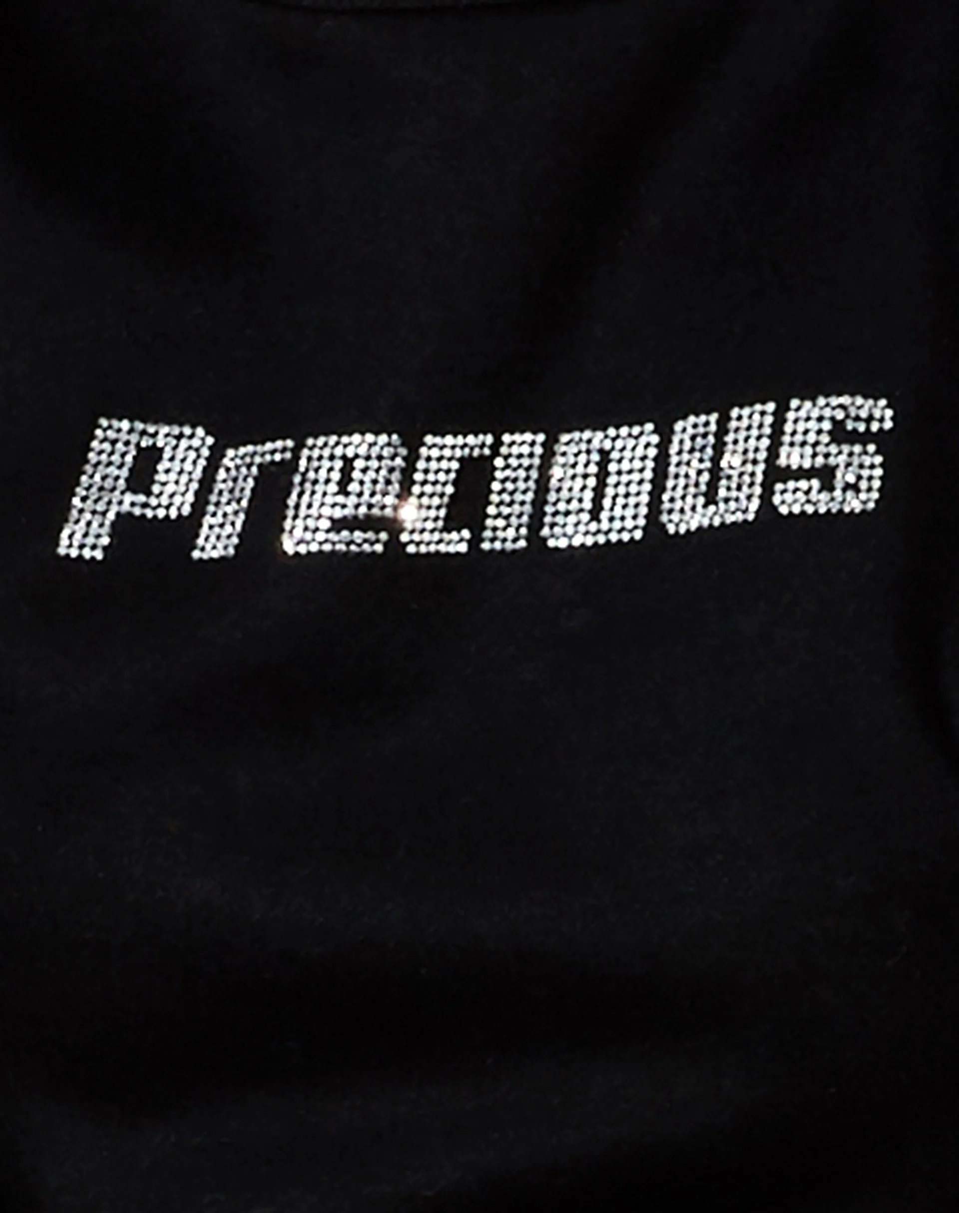 Glora Sweatshirt in Schwarz 'Precious' Hotfix - Image 4