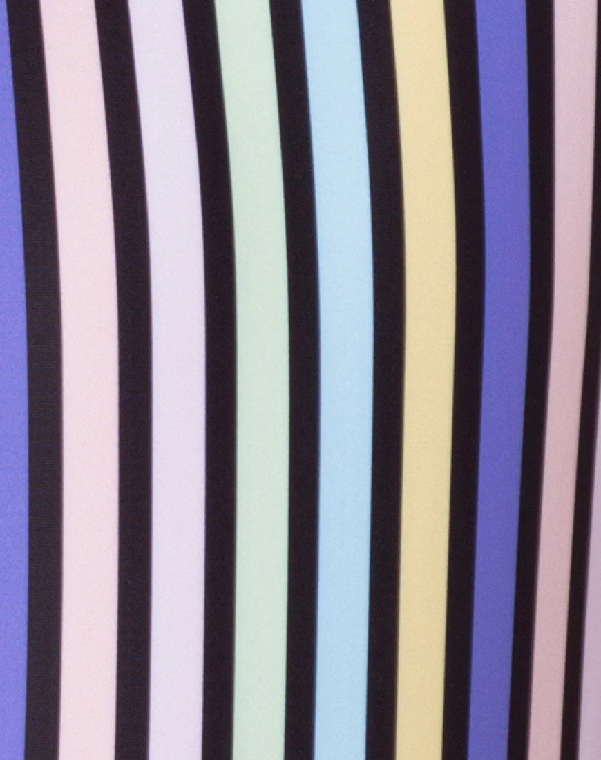 Badeanzug Goddess in New Vertical Stripe - Image 5