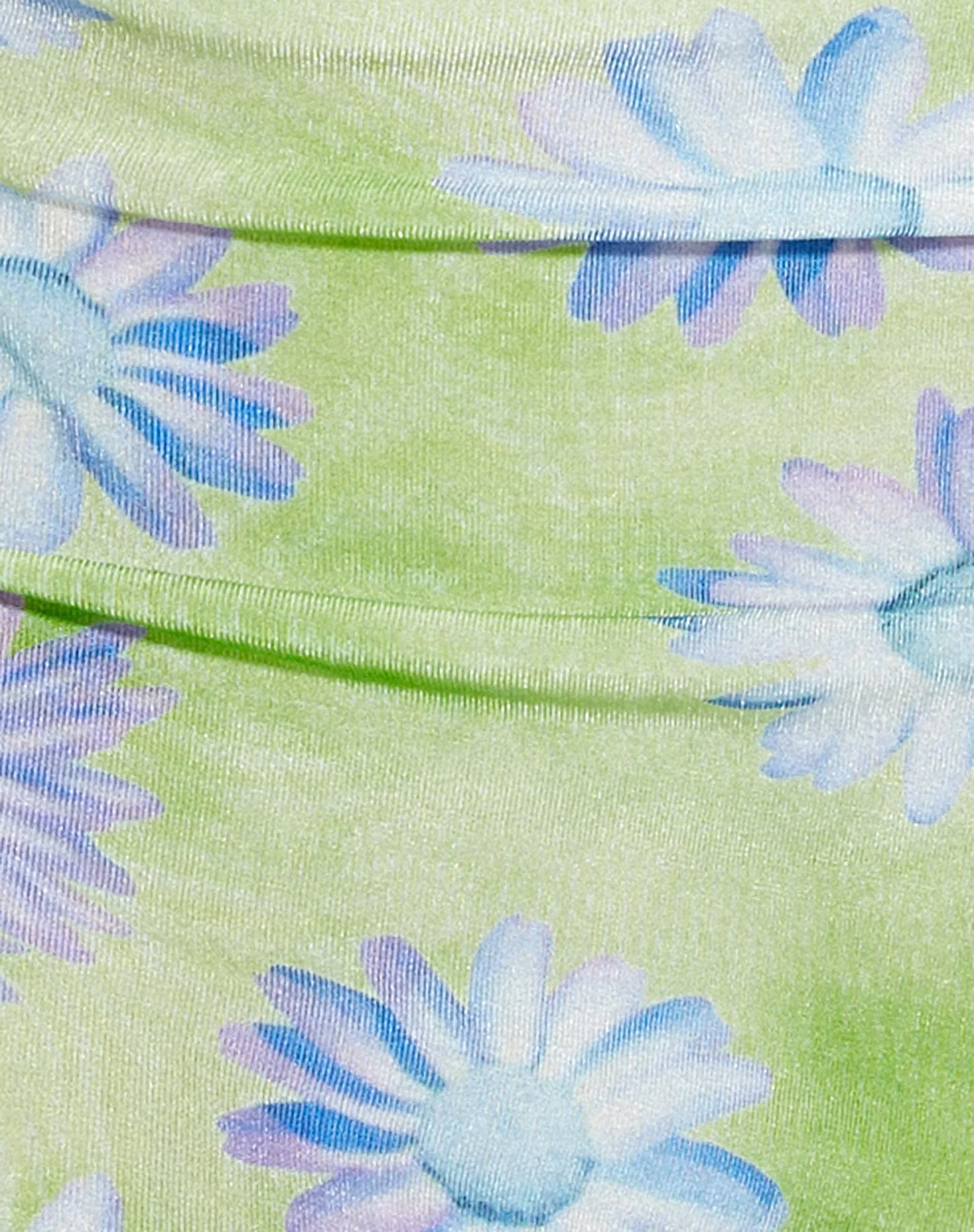 MOTEL X BARBARA Gored Mini Rock in Neon Brushstroke Floral - Image 6