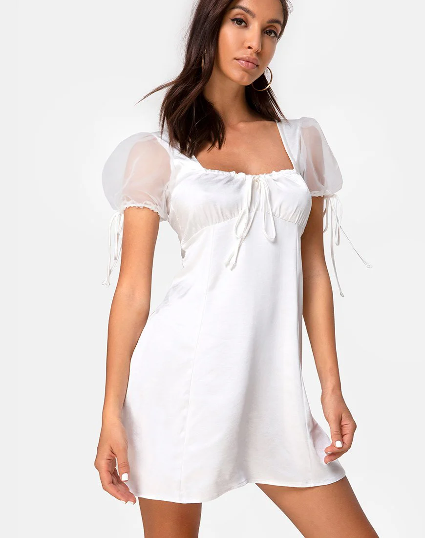 Guenelle Kleid aus Organza Creme - Image 3