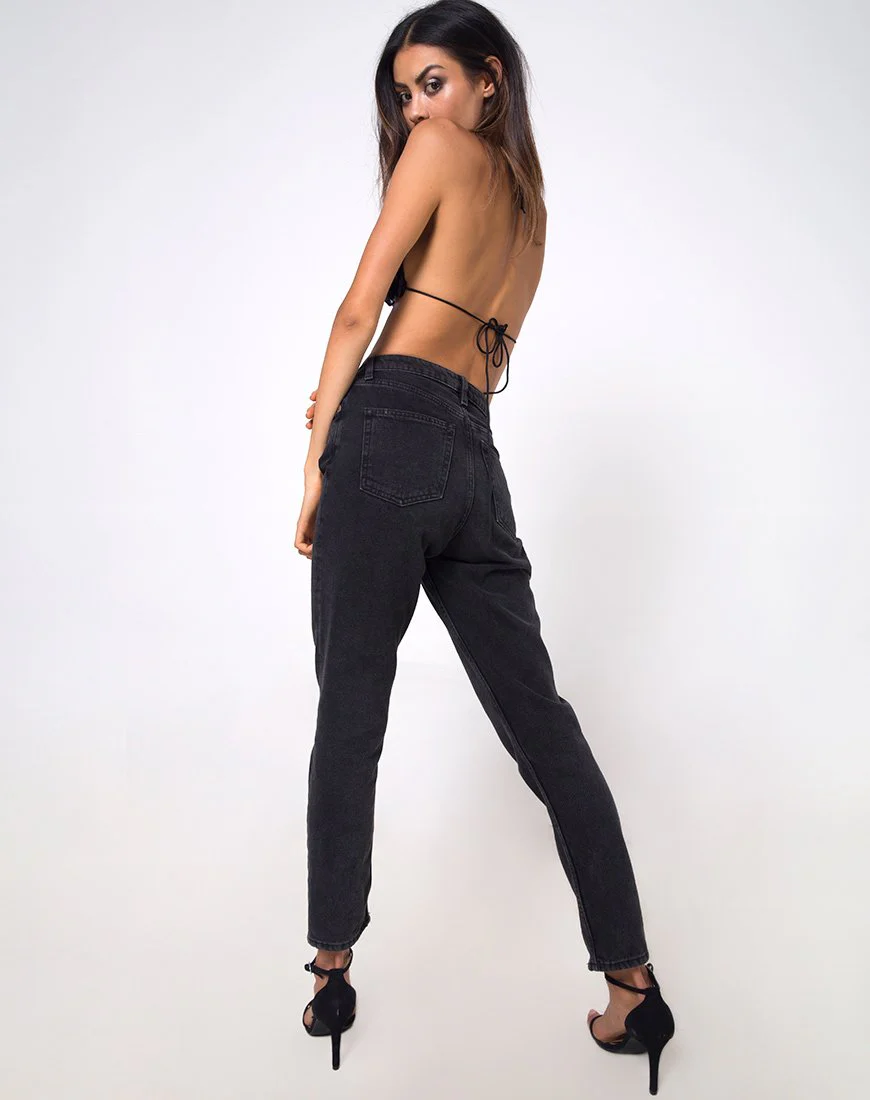 Gwen Bralet aus Scheibenpailletten Petrol - Image 4