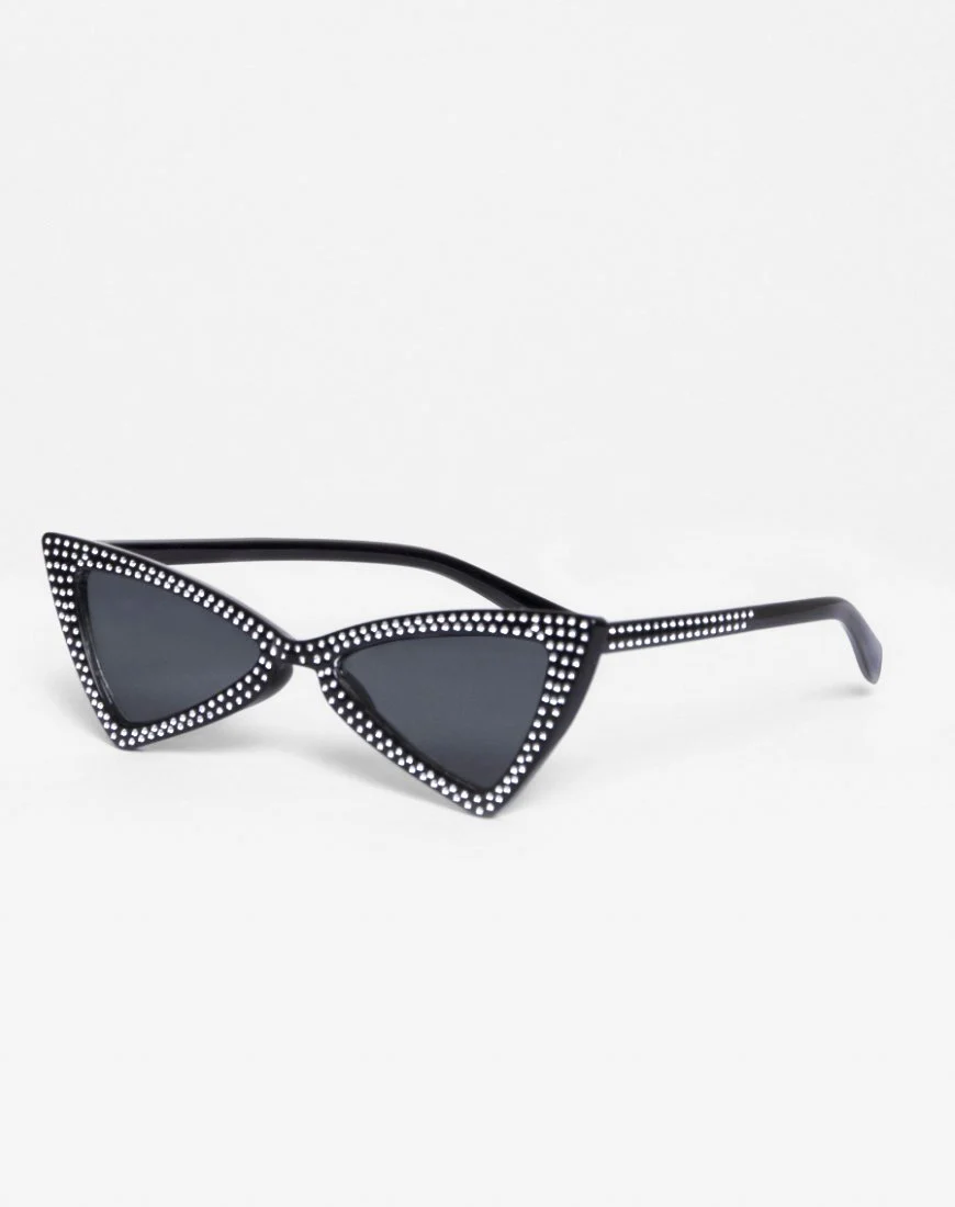 Gwen Sonnenbrille in Schwarzer Diamant