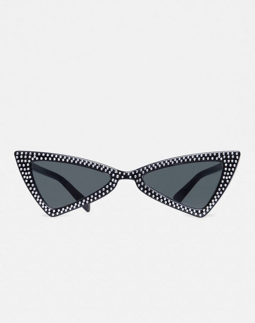 Gwen Sonnenbrille in Schwarzer Diamant - Image 3