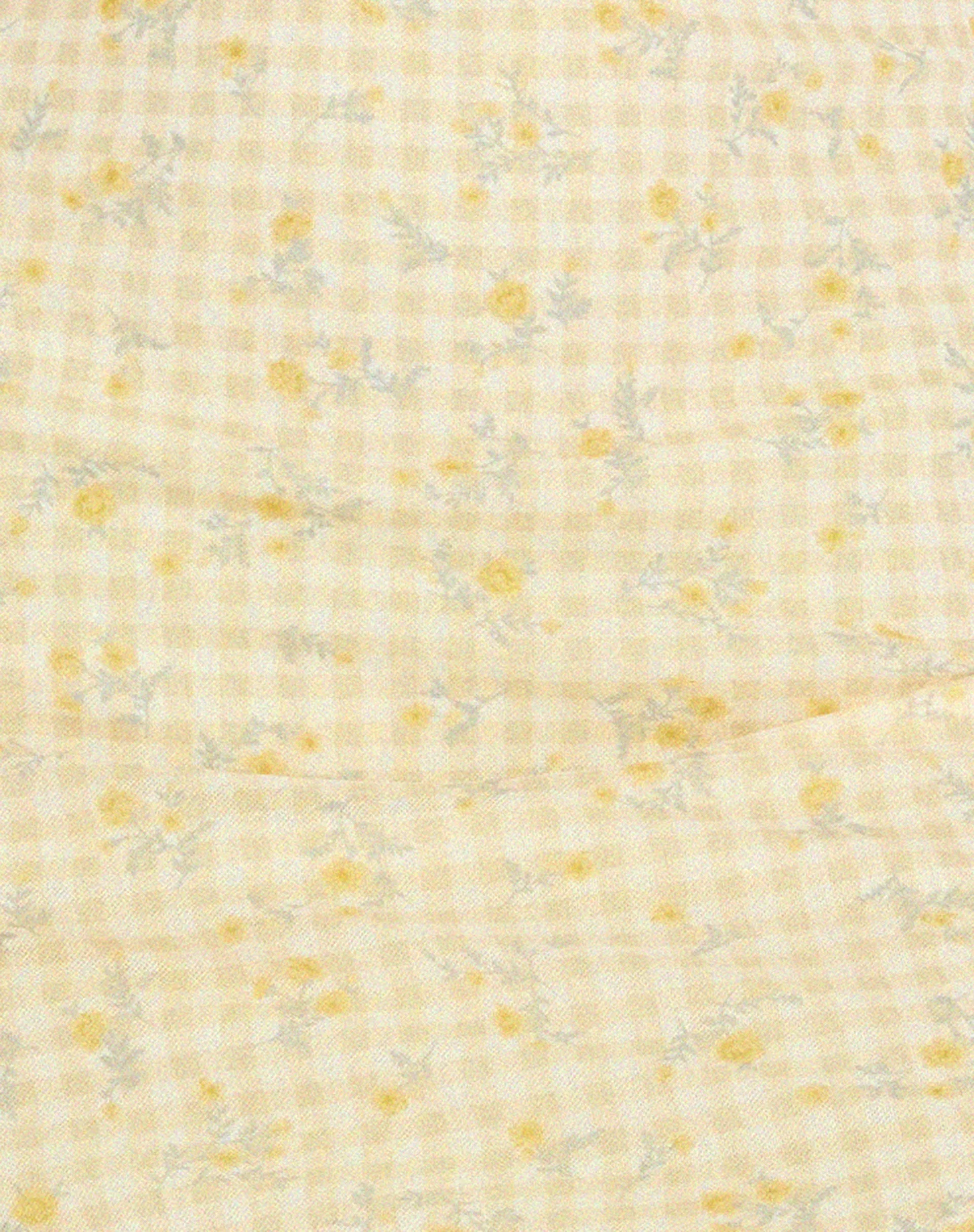 Hakira Minikleid in Gingham Floral Gelb - Image 5