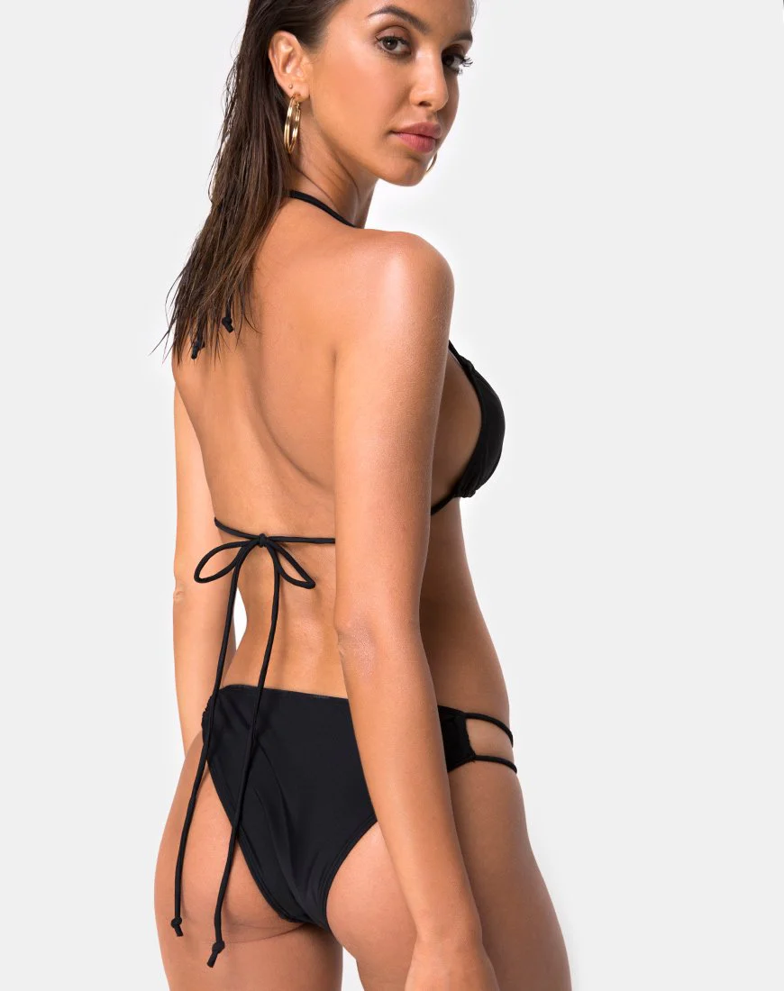 Halow Bikinioberteil in Schwarz - Image 2