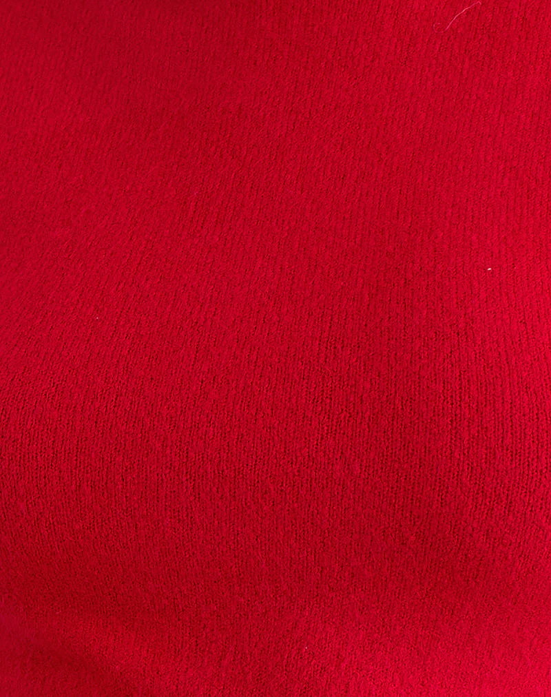 Hanuva-Top in Rot gestrickt - Image 7