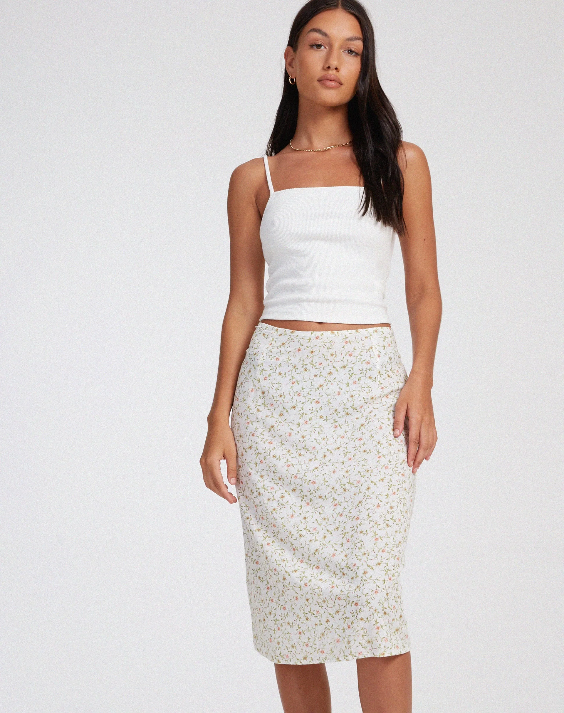 Harriet Midirock in Pretty Petal Elfenbein