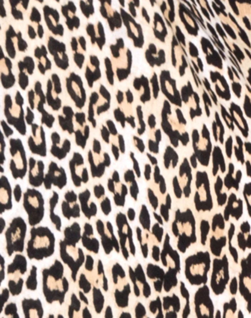Hawaii-Hemd in Rar Leopard Braun - Image 9