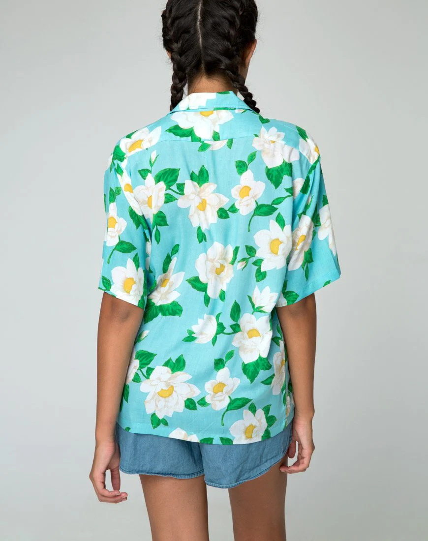 Hawaii-Hemd in Weiß Rose - Image 2