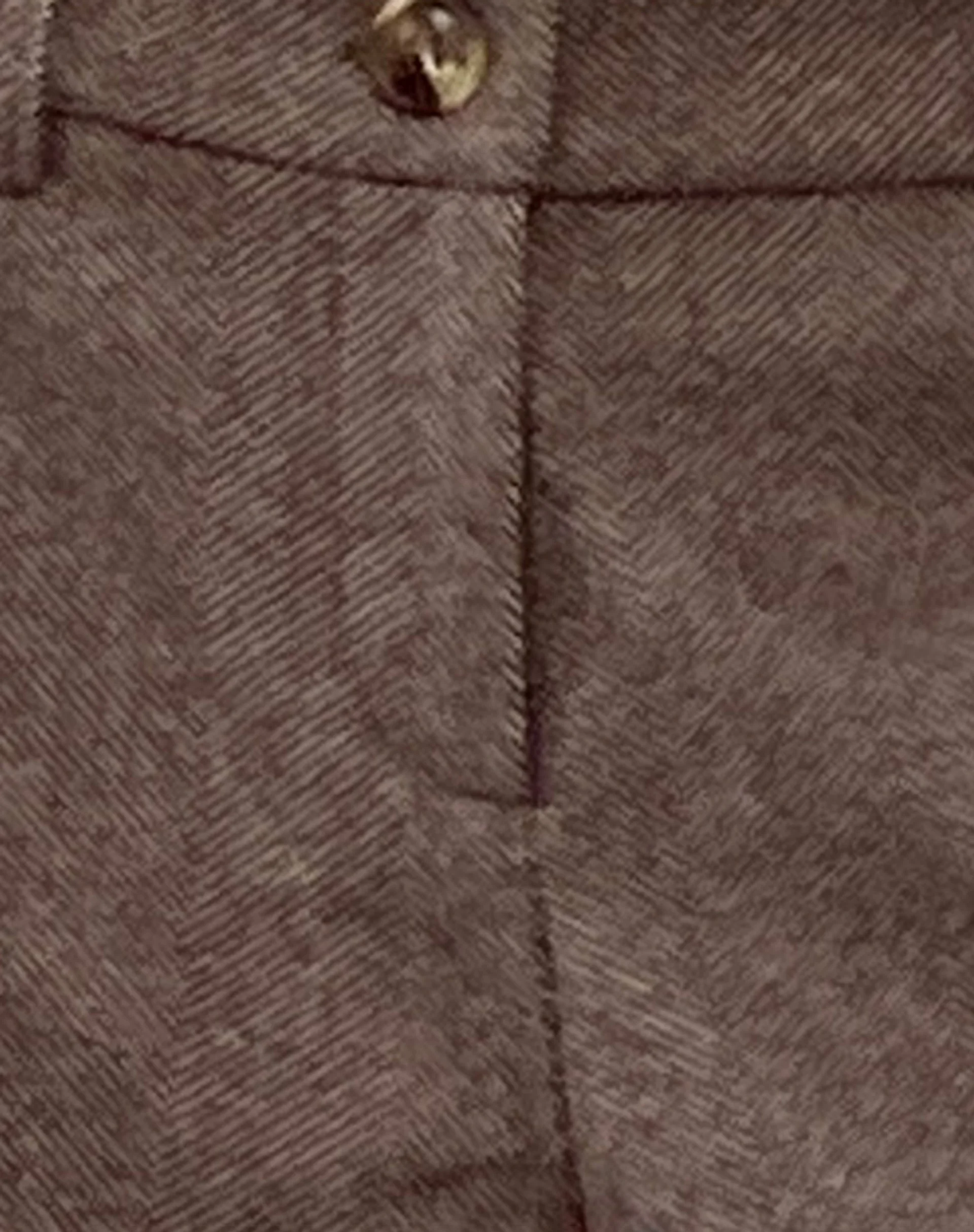 Helsa Low Rise Hose in Dunkelbraun Tailoring - Image 5