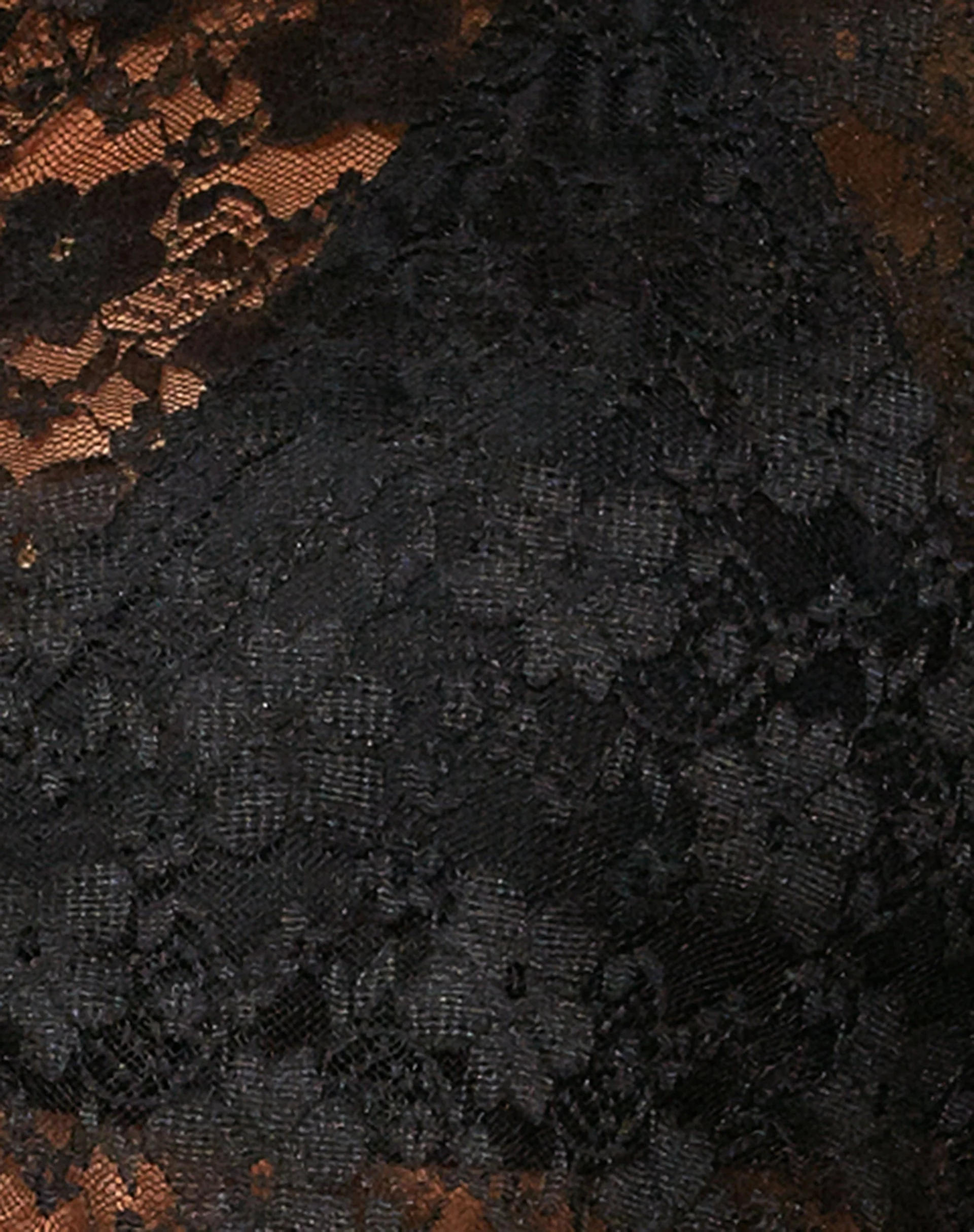 Henlo Cardi aus schwarzer Spitze Kleine Blume Schwarz - Image 5
