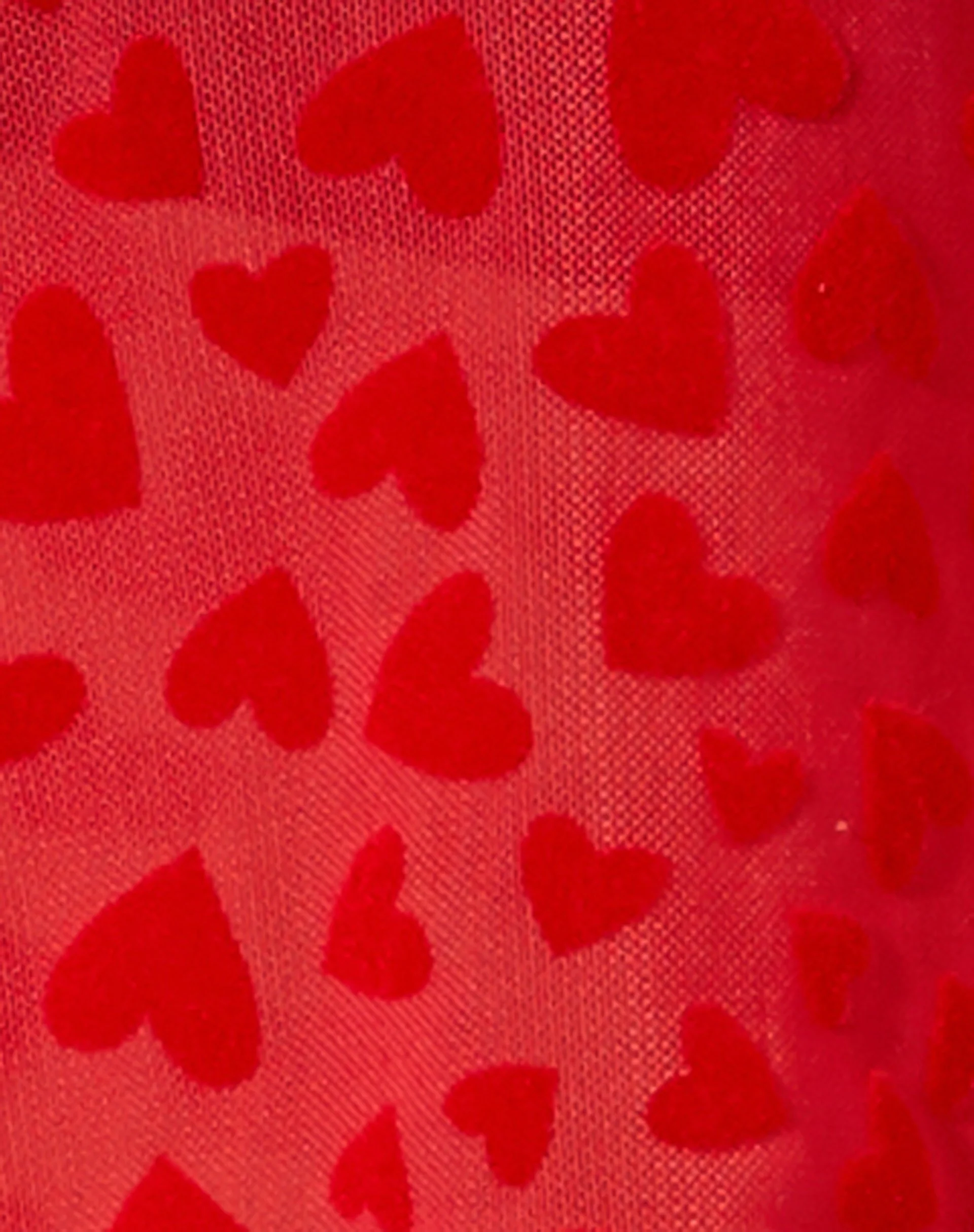 Henry Cardi in Rot Mesh Rotes Herz Flock - Image 7