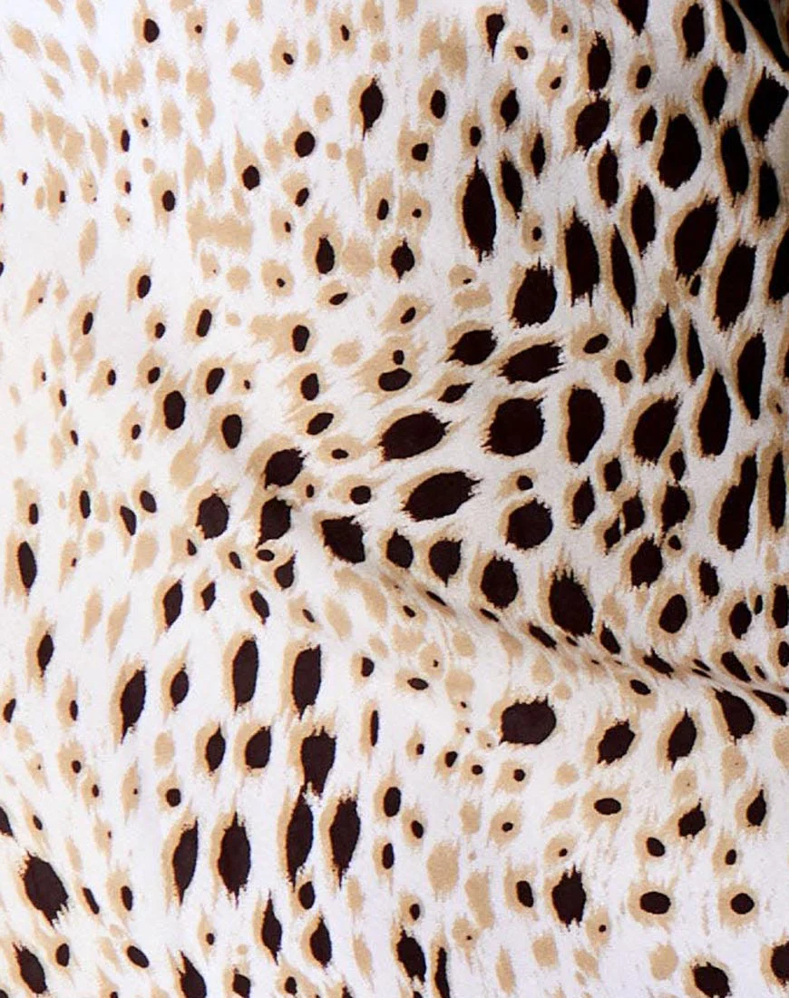 Hian Maxikleid in Sand Leopard - Image 9
