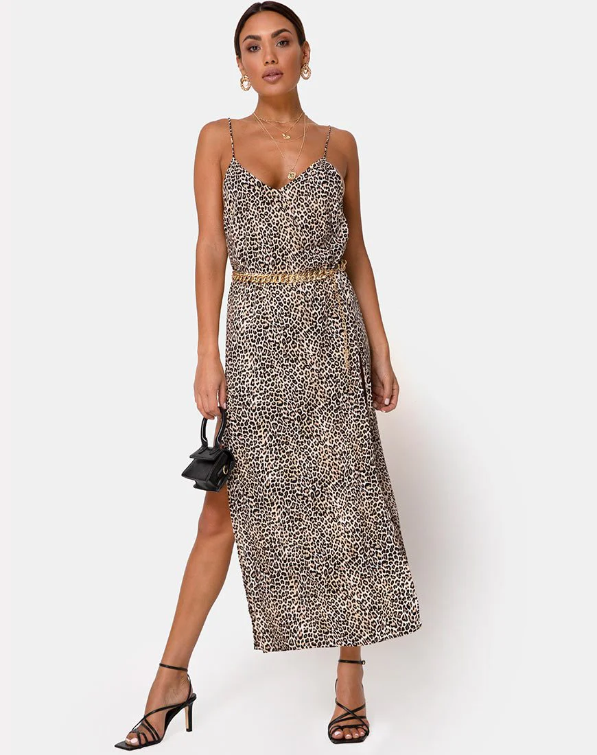 Hime Maxikleid in Rar Leopard - Image 3