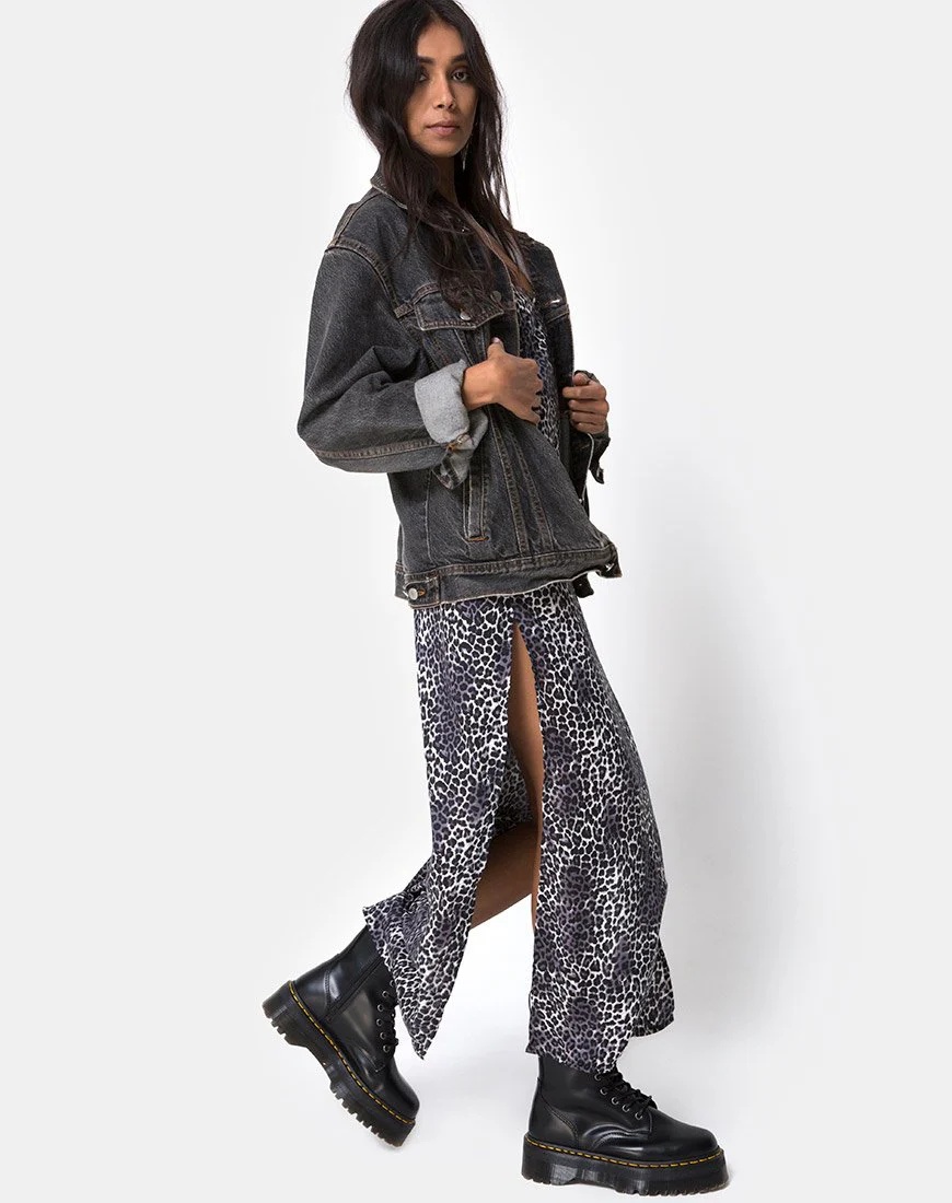 HIME KLEID RAR LEOPARD GRAU - Image 7