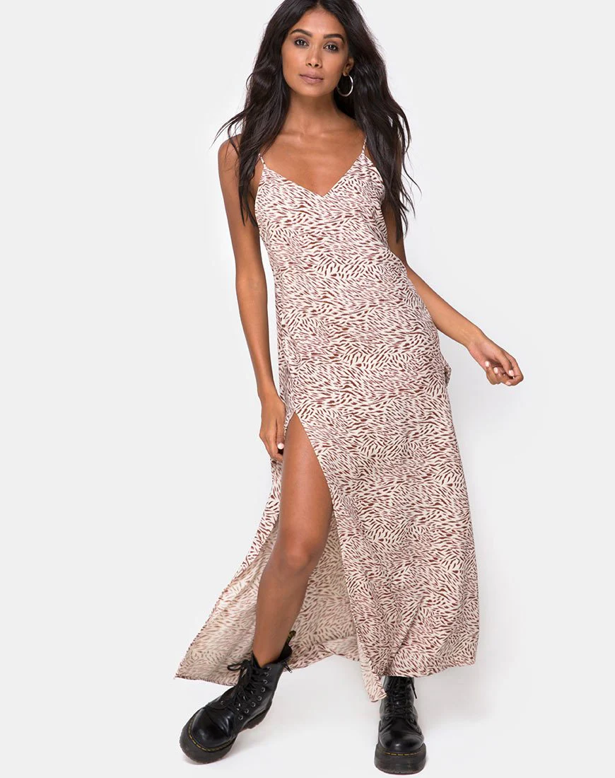 Hime Maxikleid in Safari Taupe - Image 4