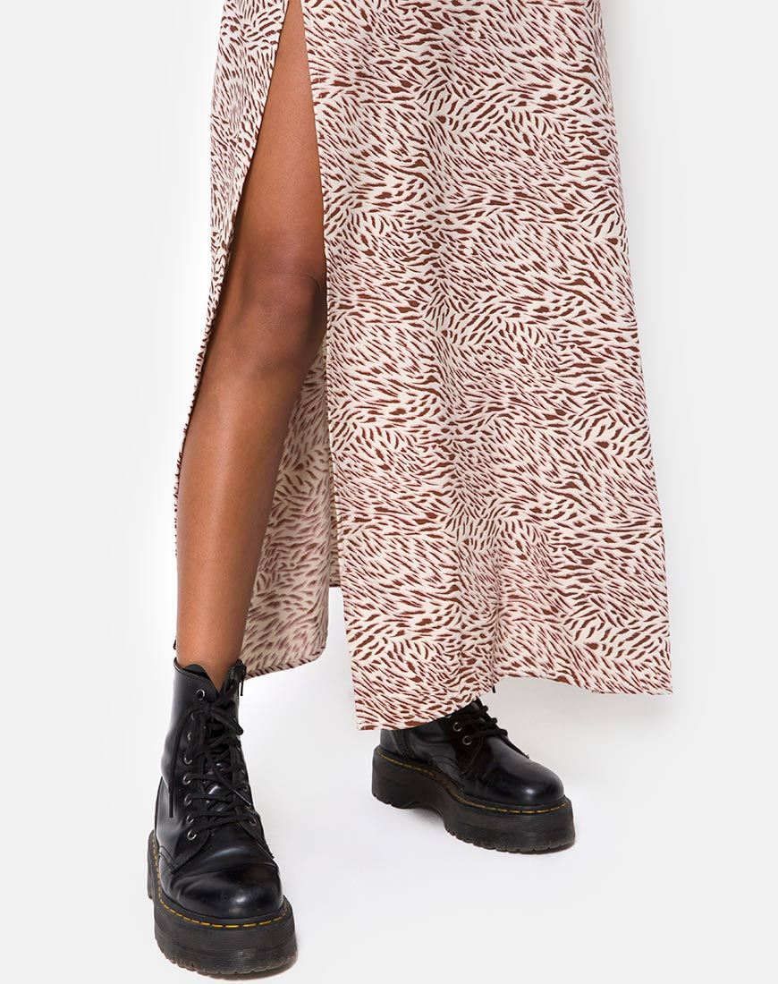 Hime Maxikleid in Safari Taupe - Image 7