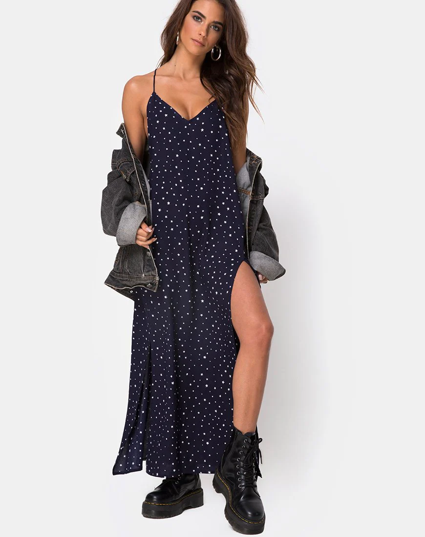 Hime Kleid in Starstruck Navy - Image 3