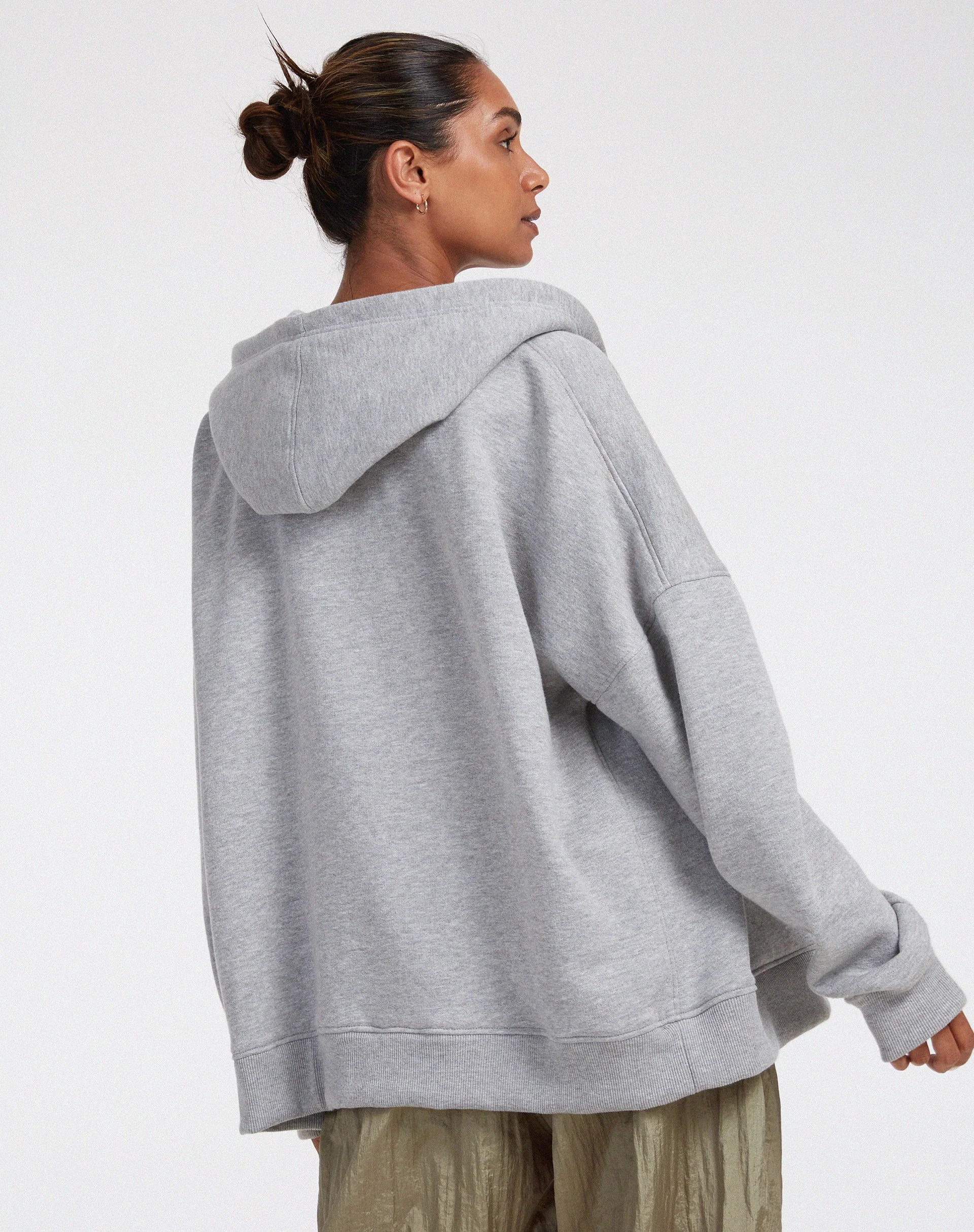 Hollack Hoodie in Graumelange - Image 2