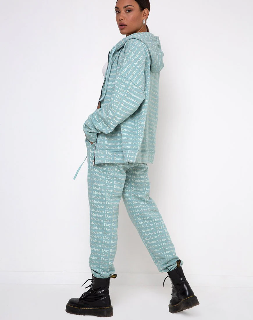 Hollack Kapuzenpullover in Modern Day Romantics Seafoam - Image 5
