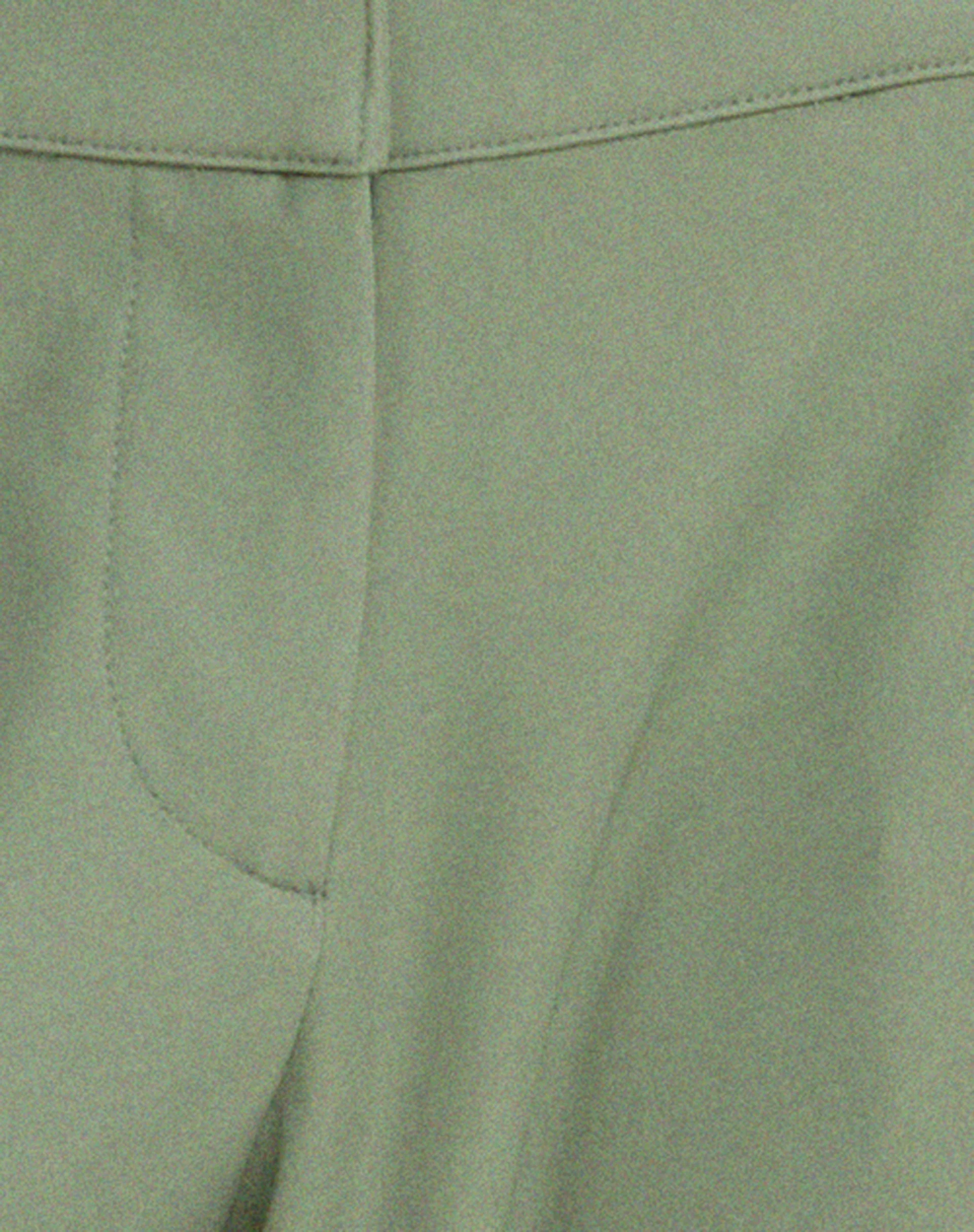 Hondra Hose mit weitem Bein in Aschgrün - Image 5