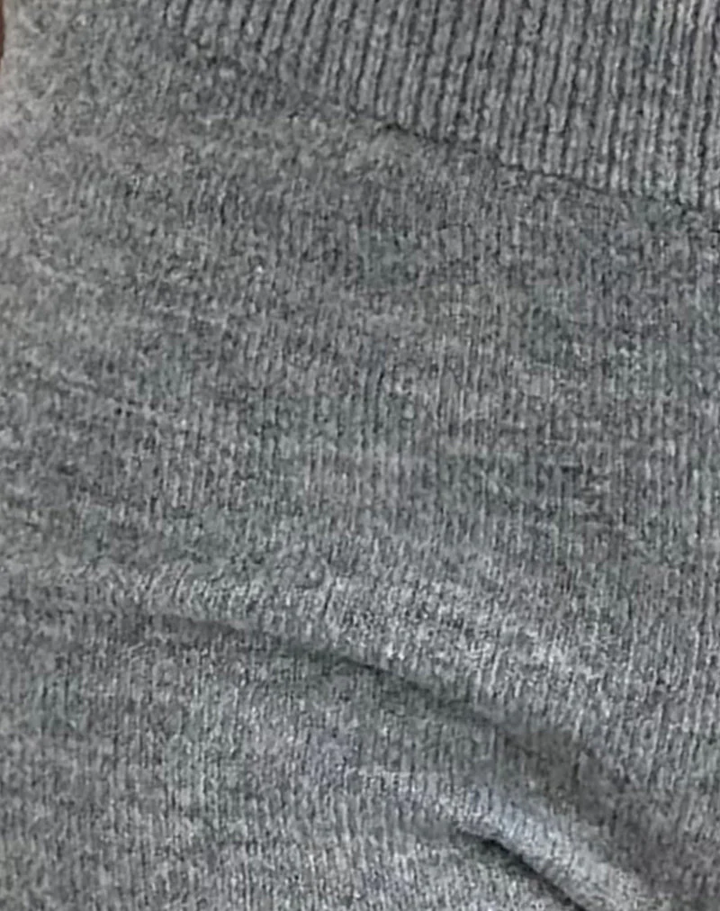 Husan Hot Pants in Grau gestrickt - Image 6