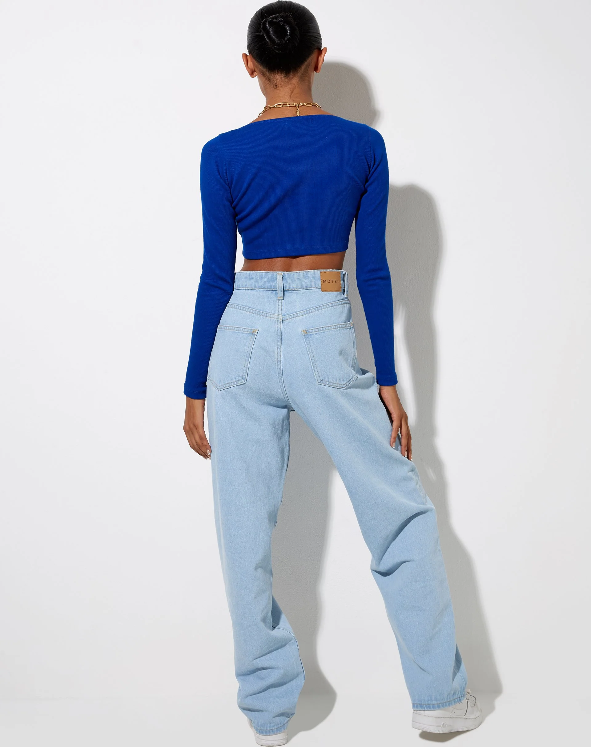 Ineke Crop Top in Kobalt - Image 3