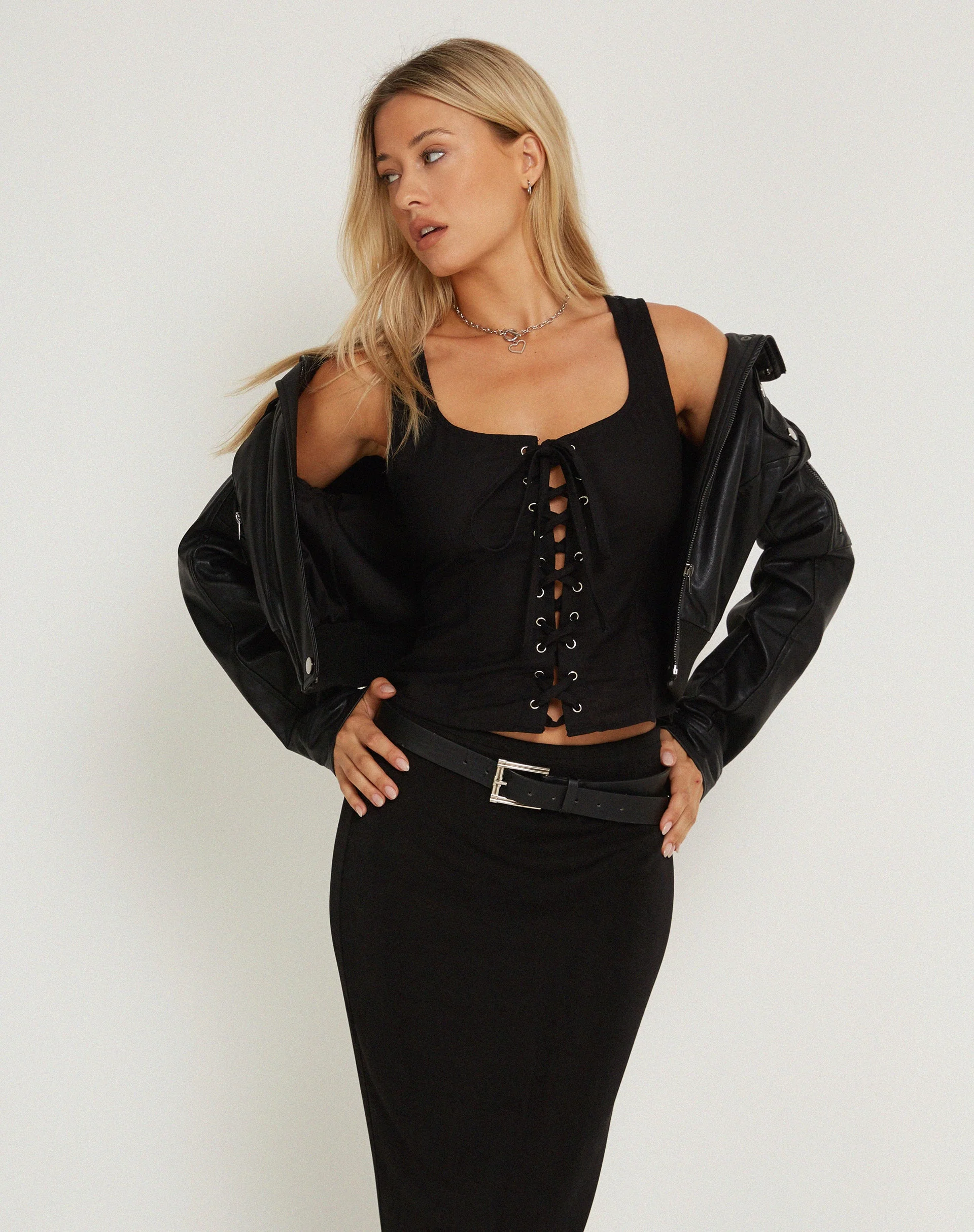 Inga Korsett-Top in Schwarz - Image 5
