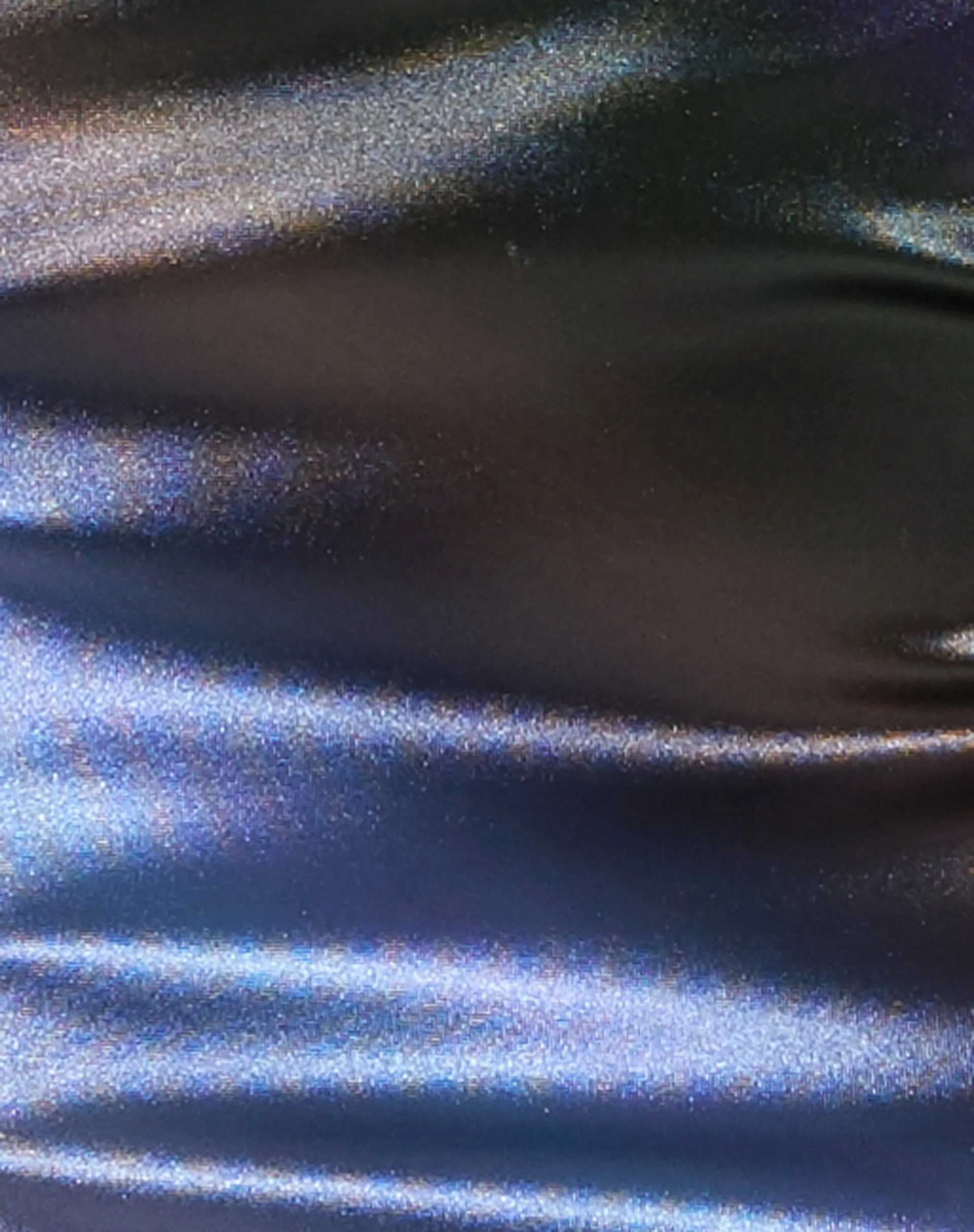 Intiha Kleid aus Satin Petrol Ombre - Image 8