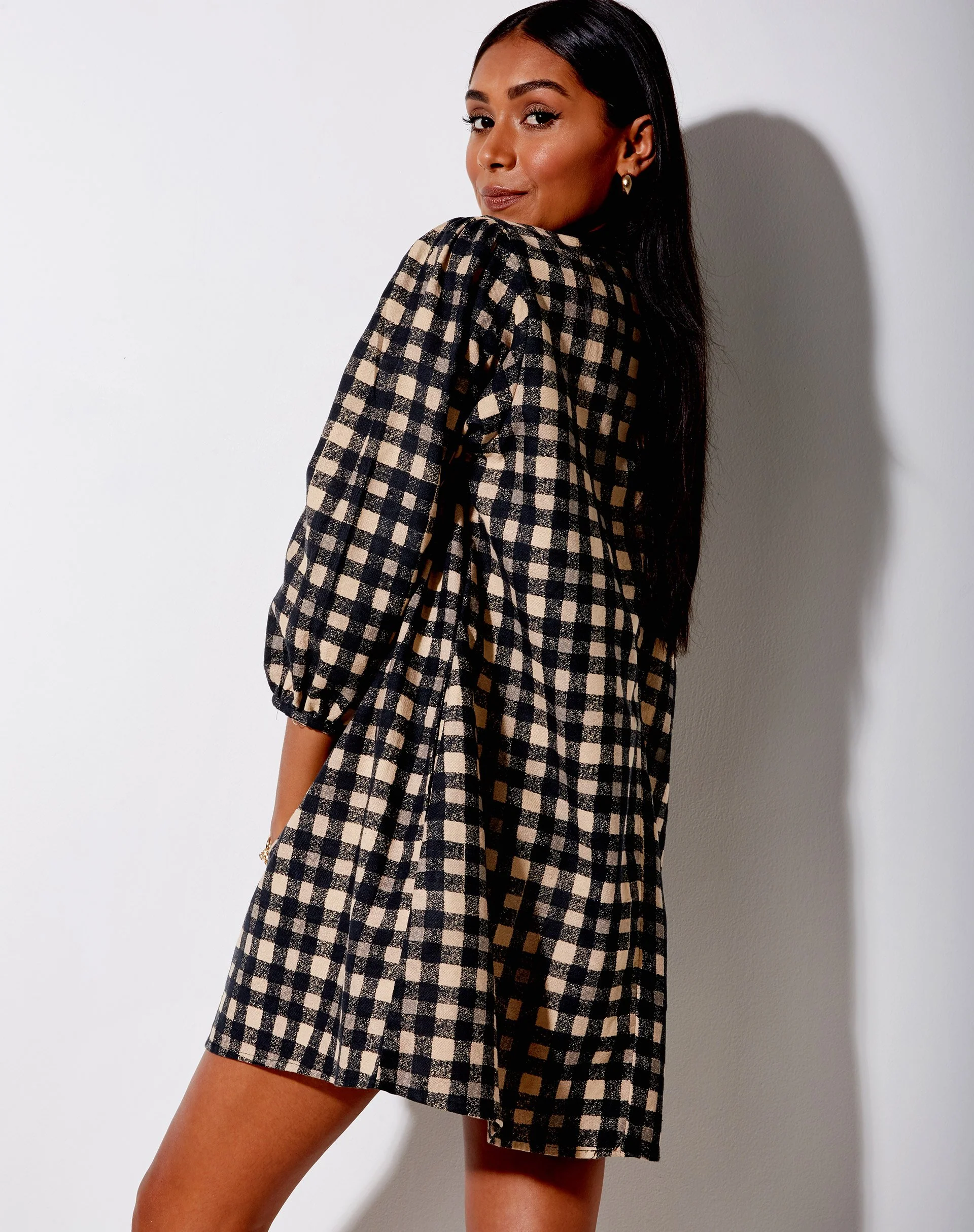 Isha Minikleid im 90er Jahre Grunge-Karo - Image 2