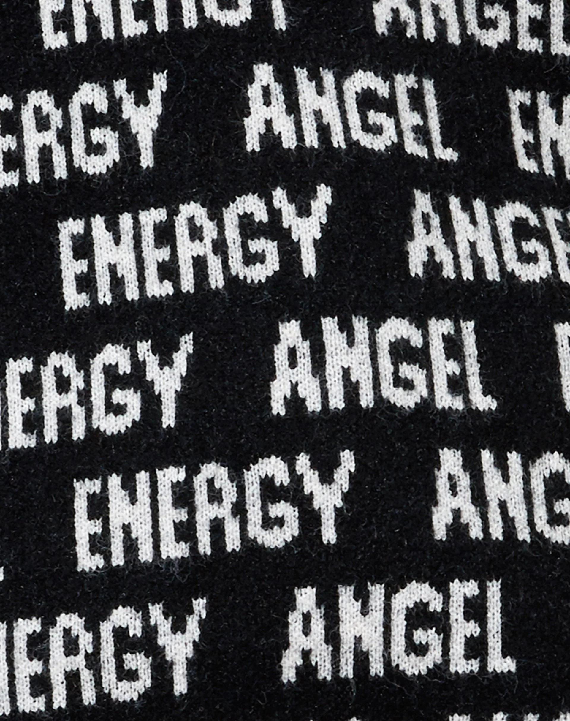 Iskov Pullover in Schwarz mit elfenbeinfarbenem Engel Energie - Image 6