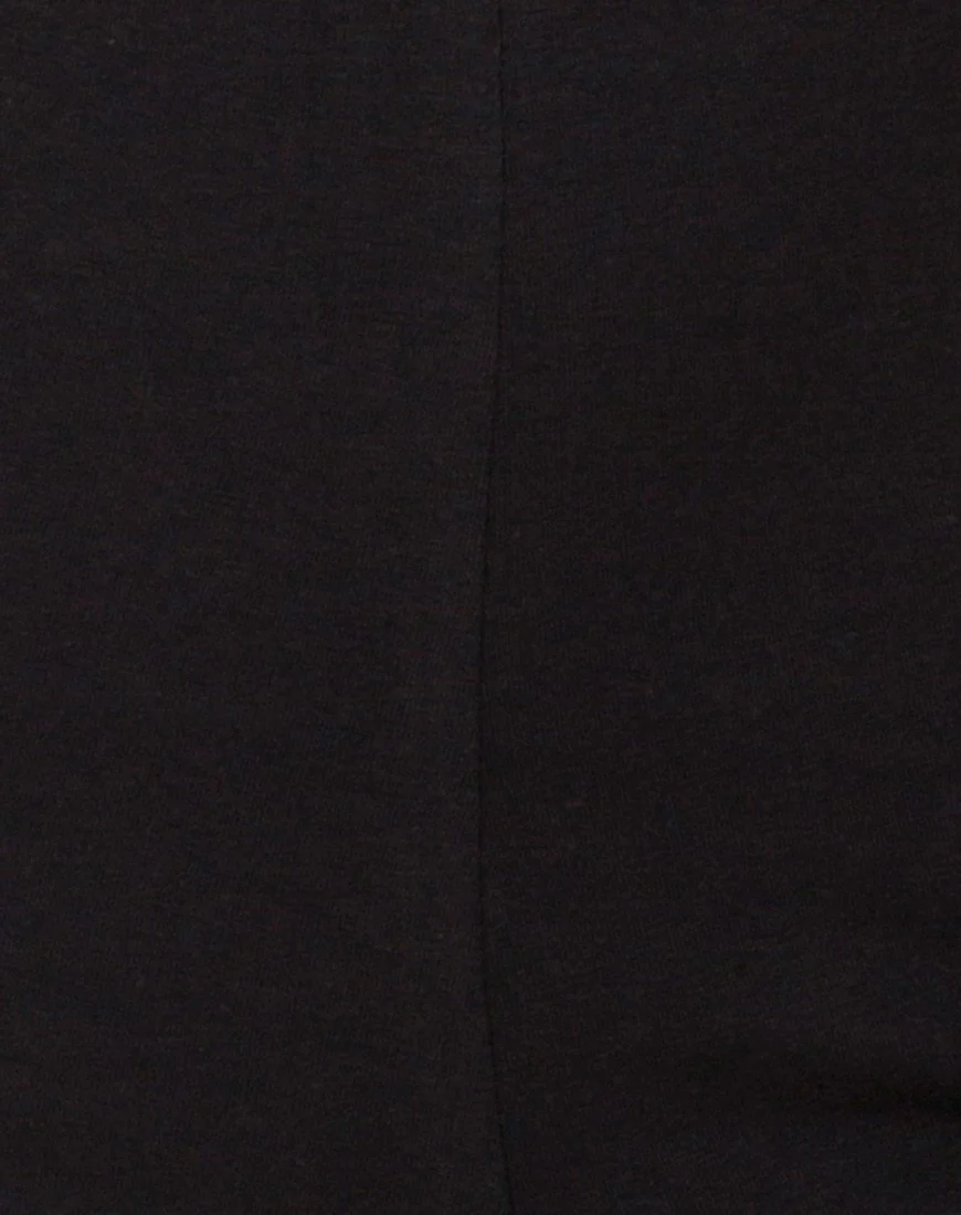 Jaca Cutout Unitard in Schwarz - Image 6