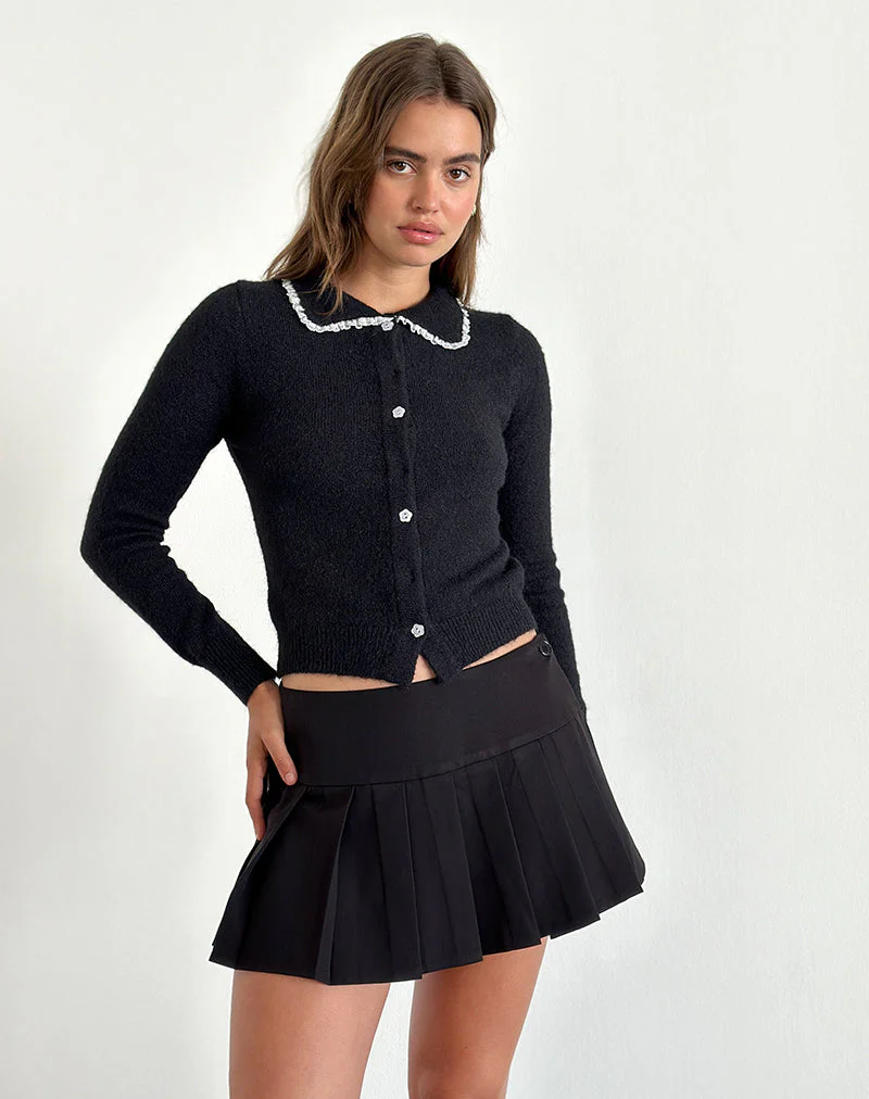 Jaiko Strickjacke aus schwarzem Strick - Image 5