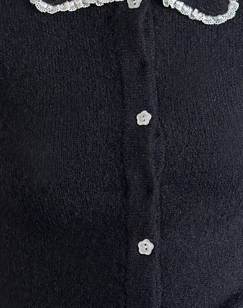 Jaiko Strickjacke aus schwarzem Strick - Image 6