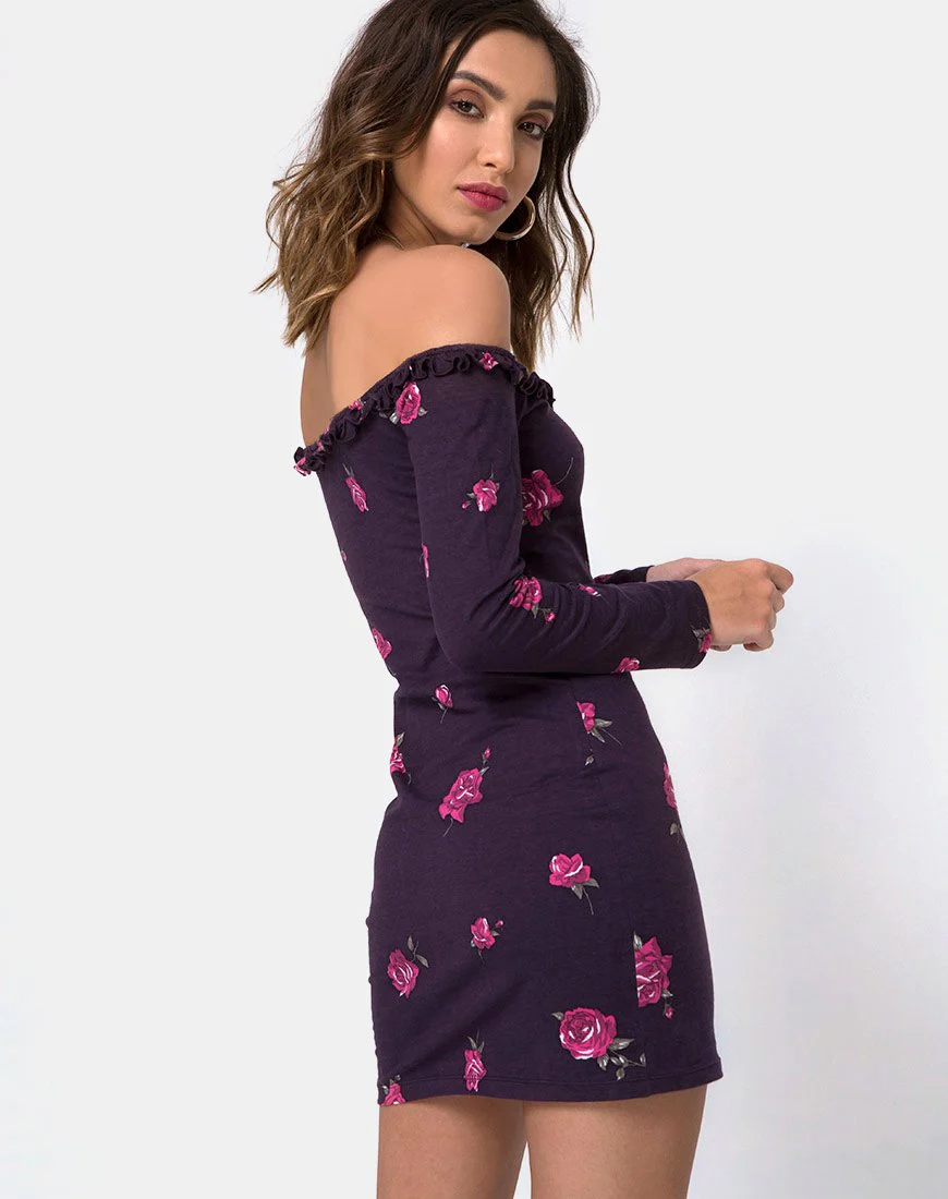 Janelis Bodycon-Kleid in Abendrosa - Image 2