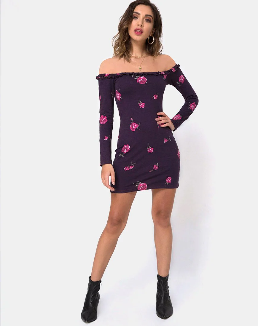 Janelis Bodycon-Kleid in Abendrosa - Image 3