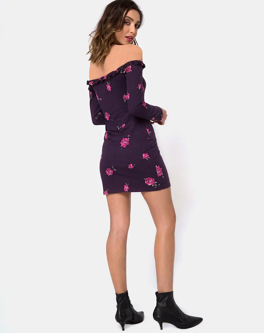 Janelis Bodycon-Kleid in Abendrosa - Image 4
