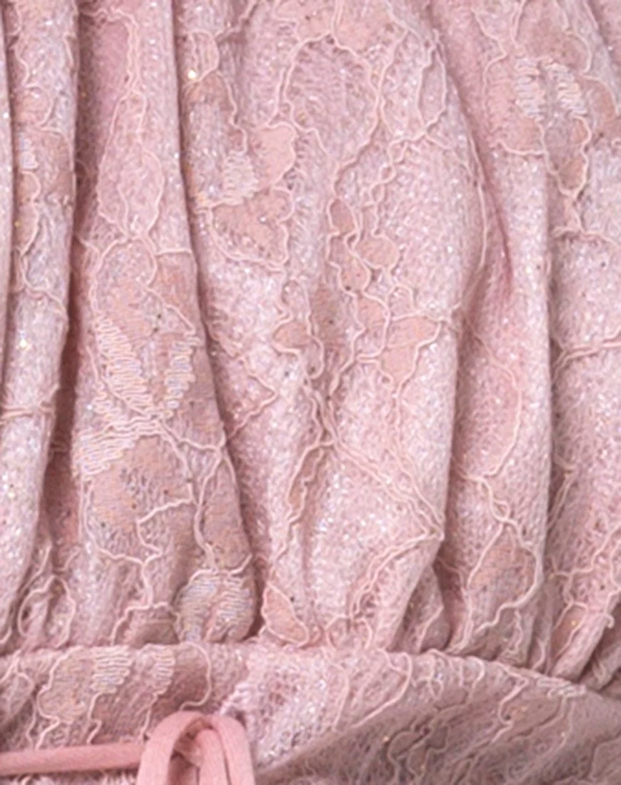 Janette Kleid aus rosa Spitze - Image 5